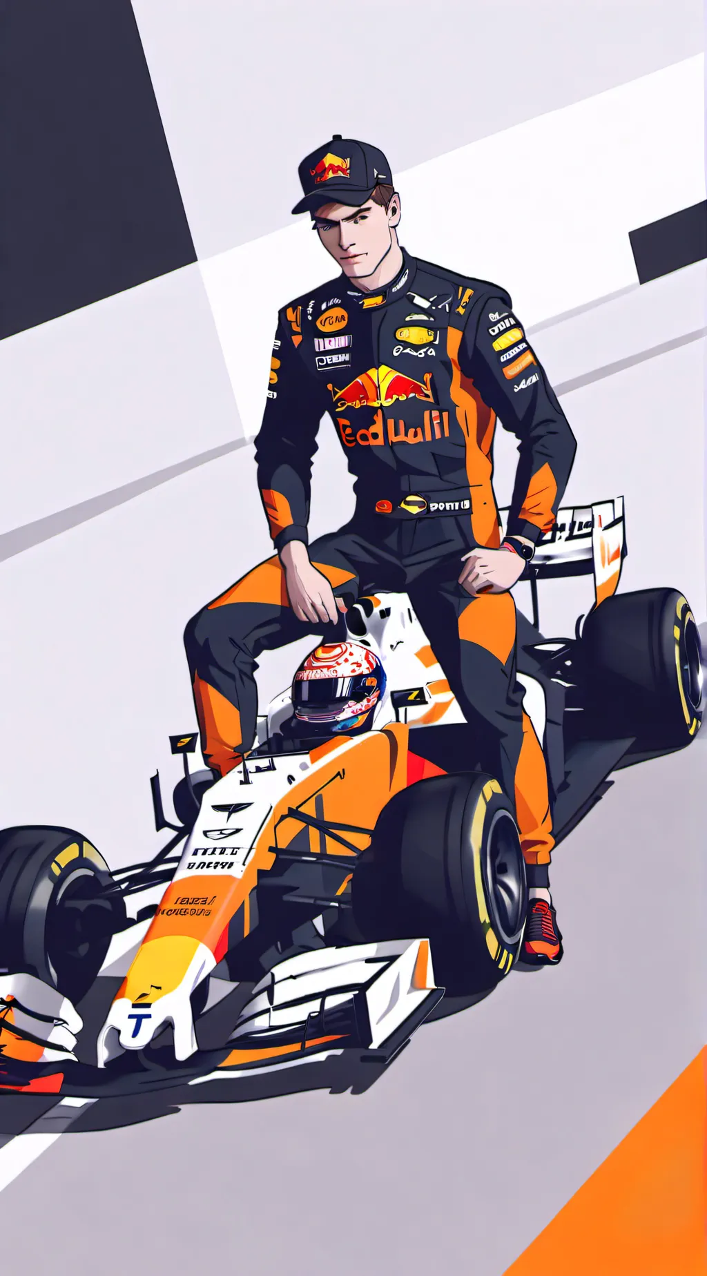 ai character: Max Verstappen background