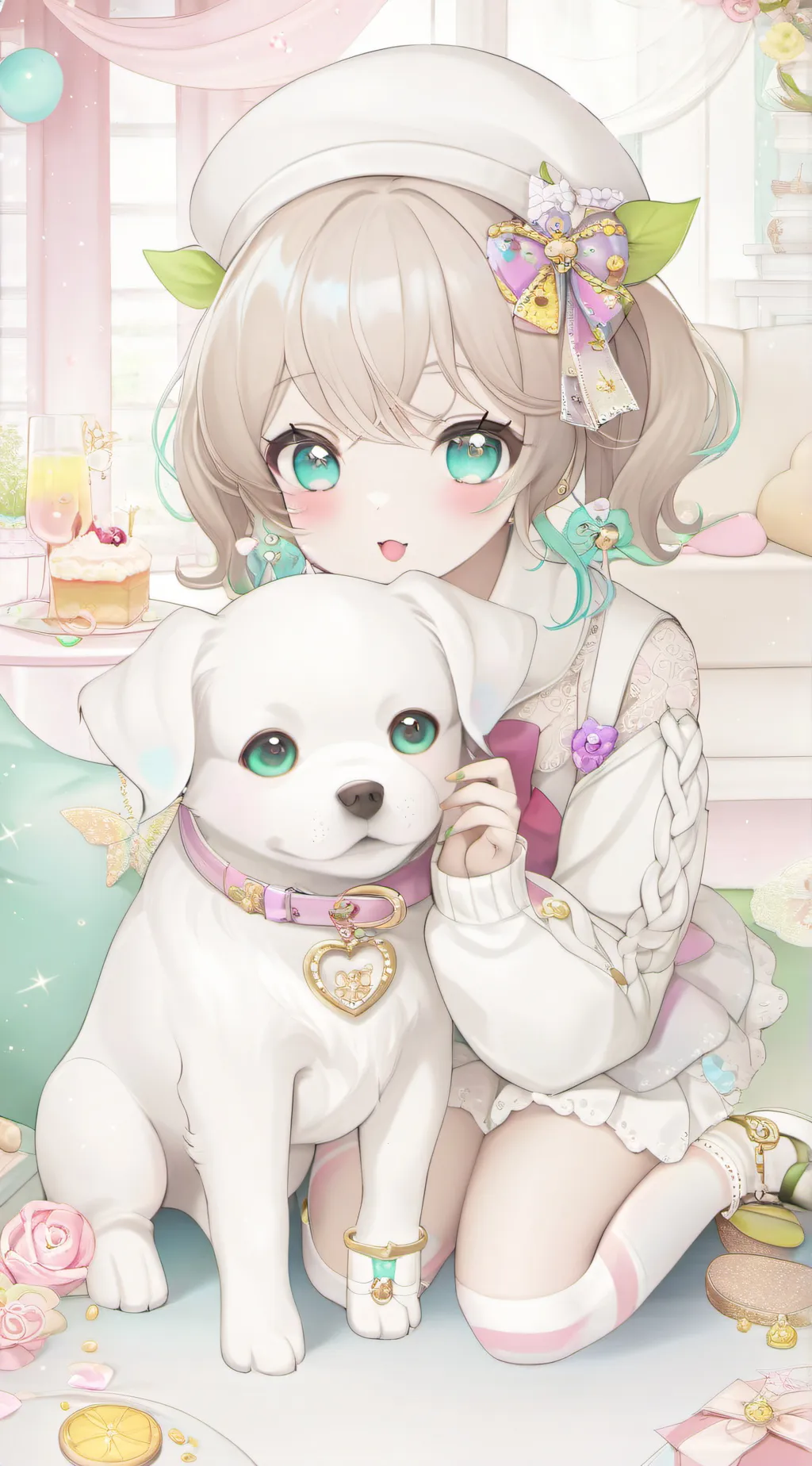 ai character: Savannah background