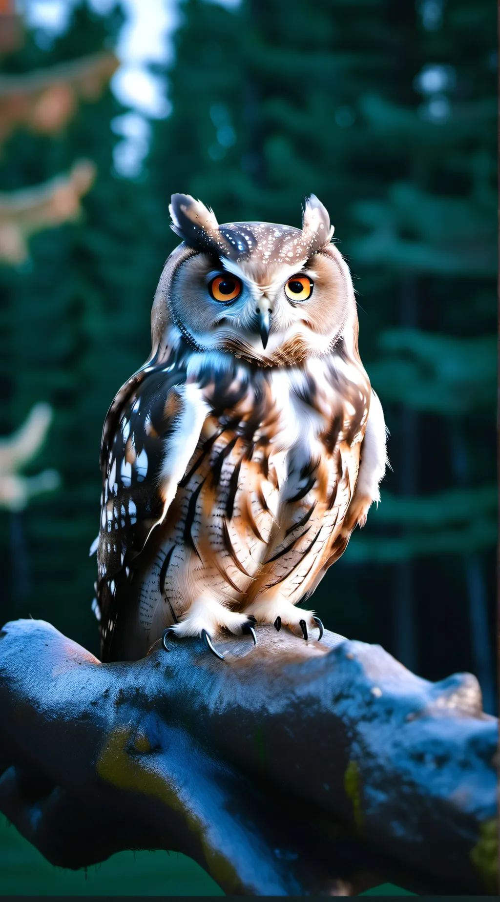 ai character: Wise owl background