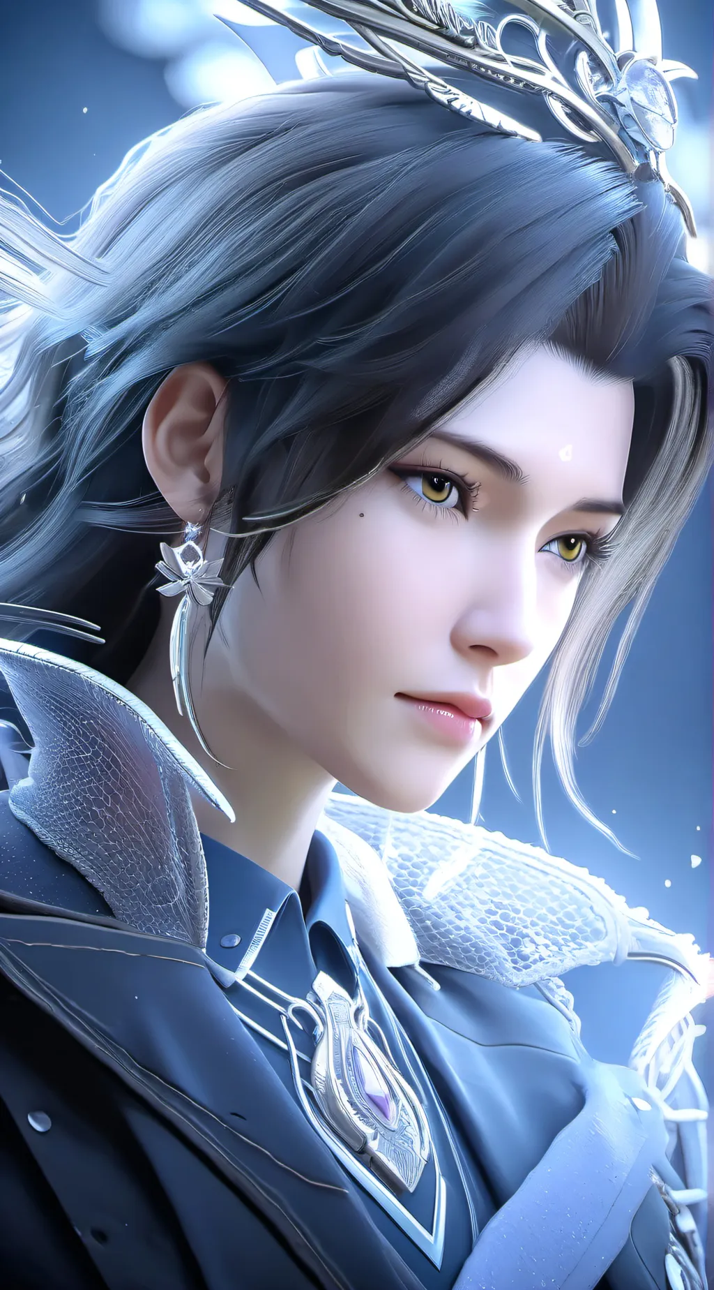 ai character: Mr klasky csupo  background