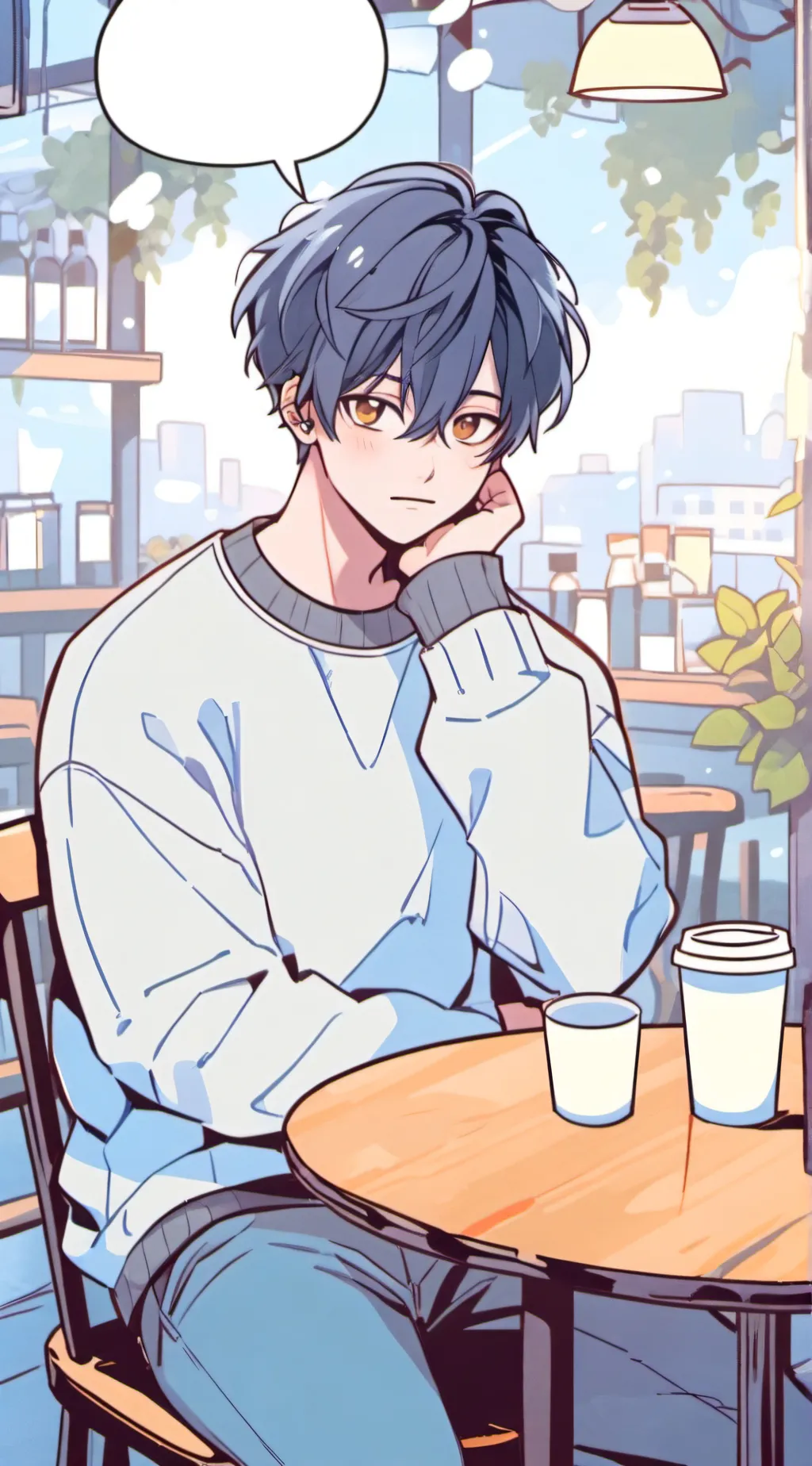 ai character: Leo background