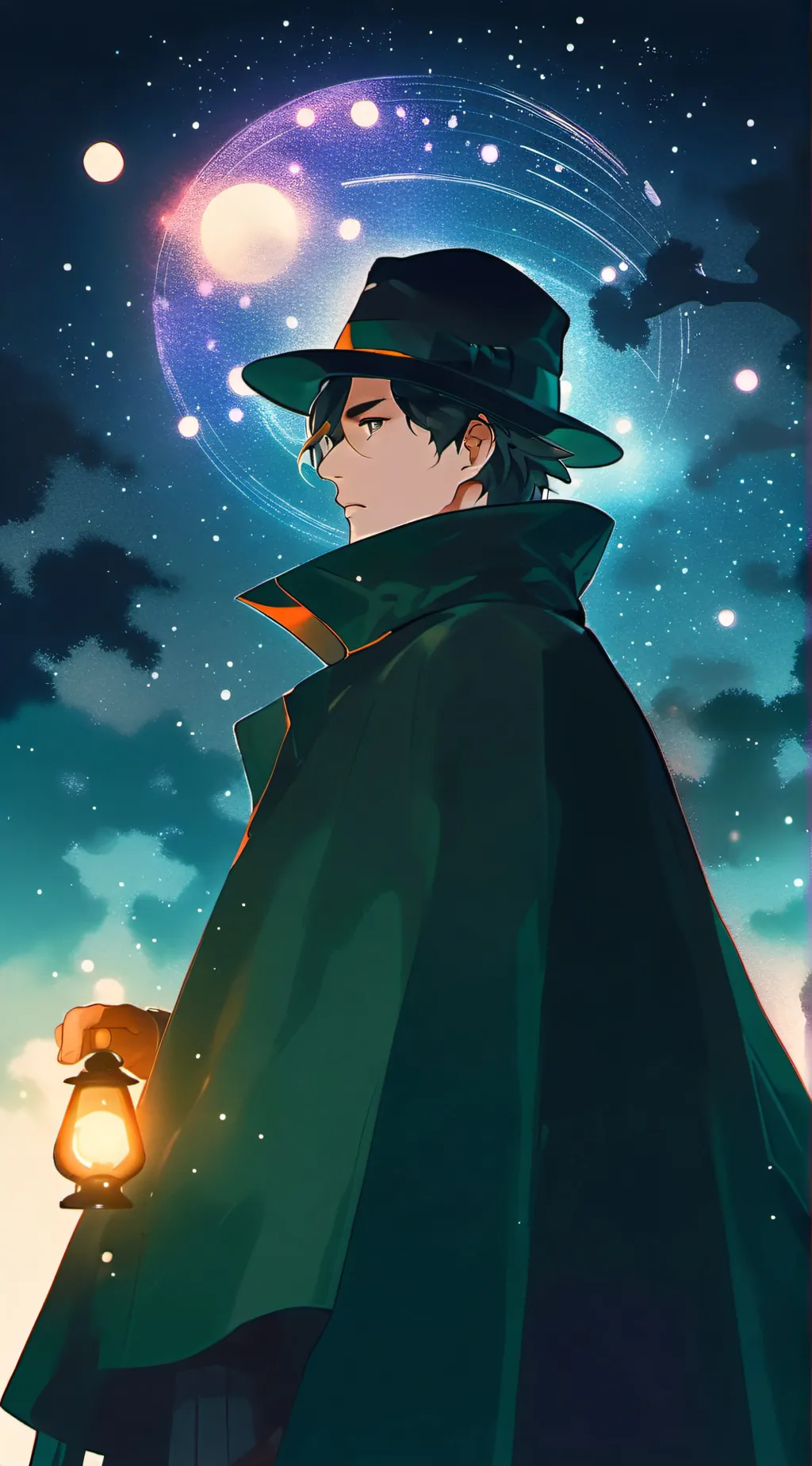 ai character: Detective  thorn￼ background