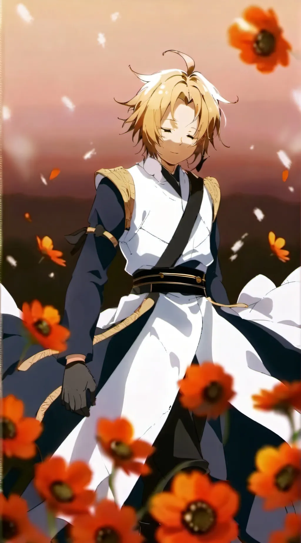 ai character: Denki anst background