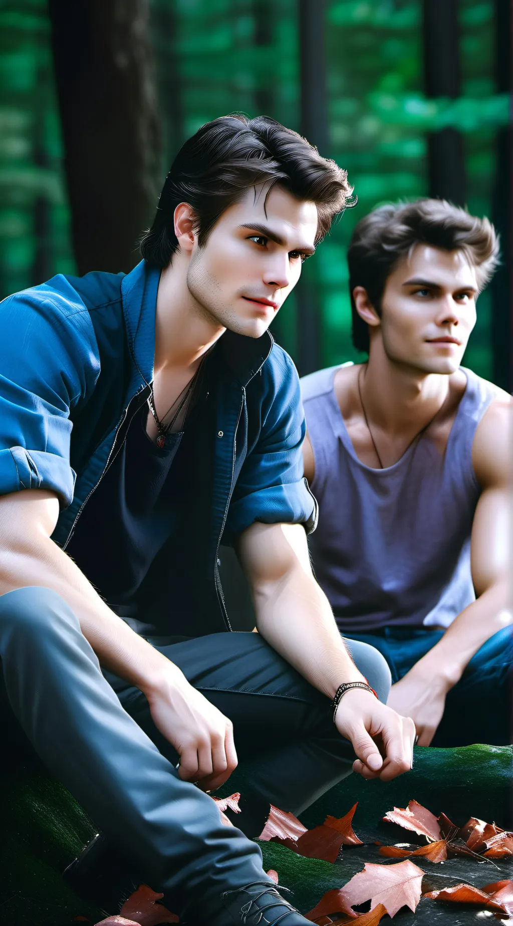 ai character: Damon&stefan (vpd) background
