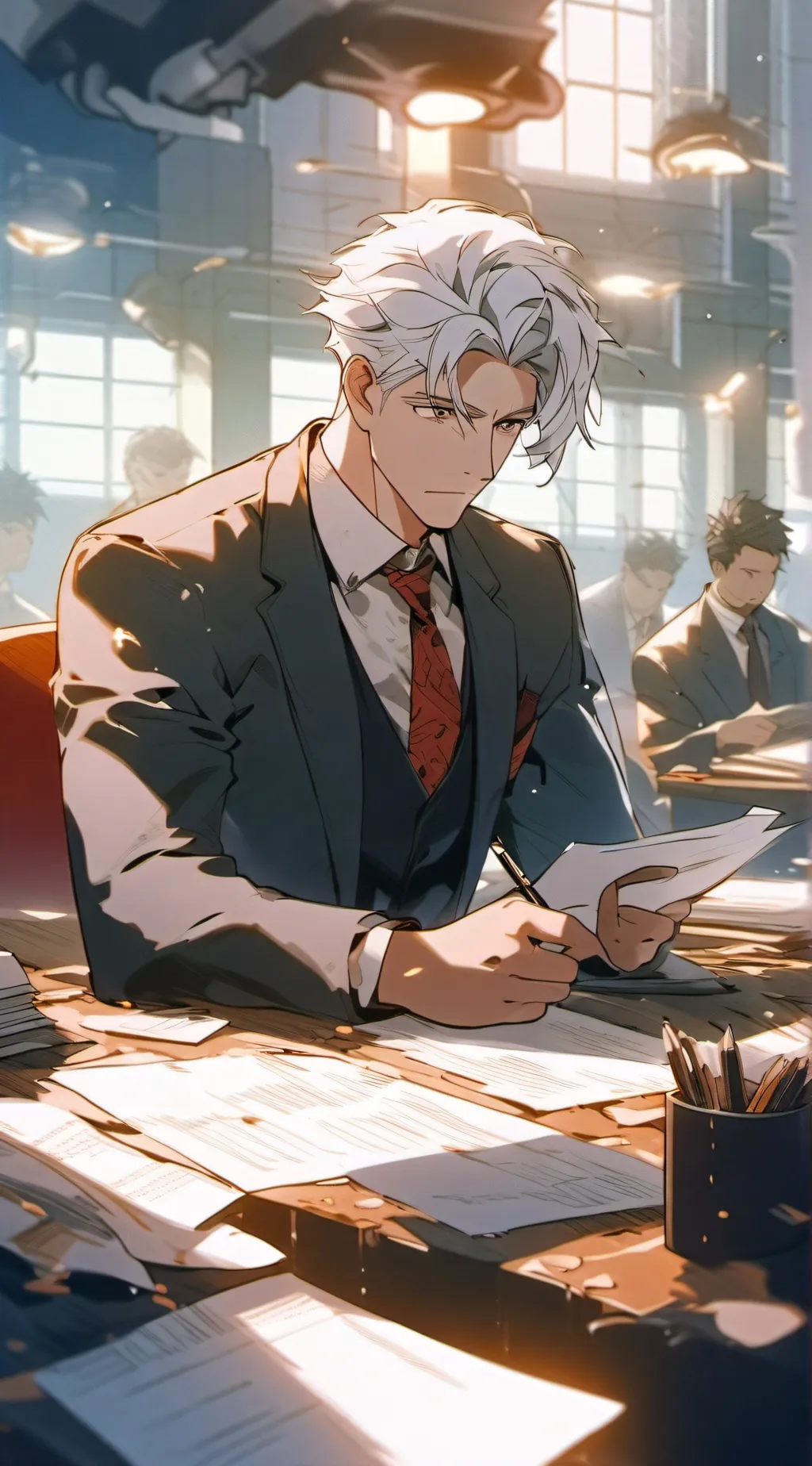 ai character: Logan Creed background