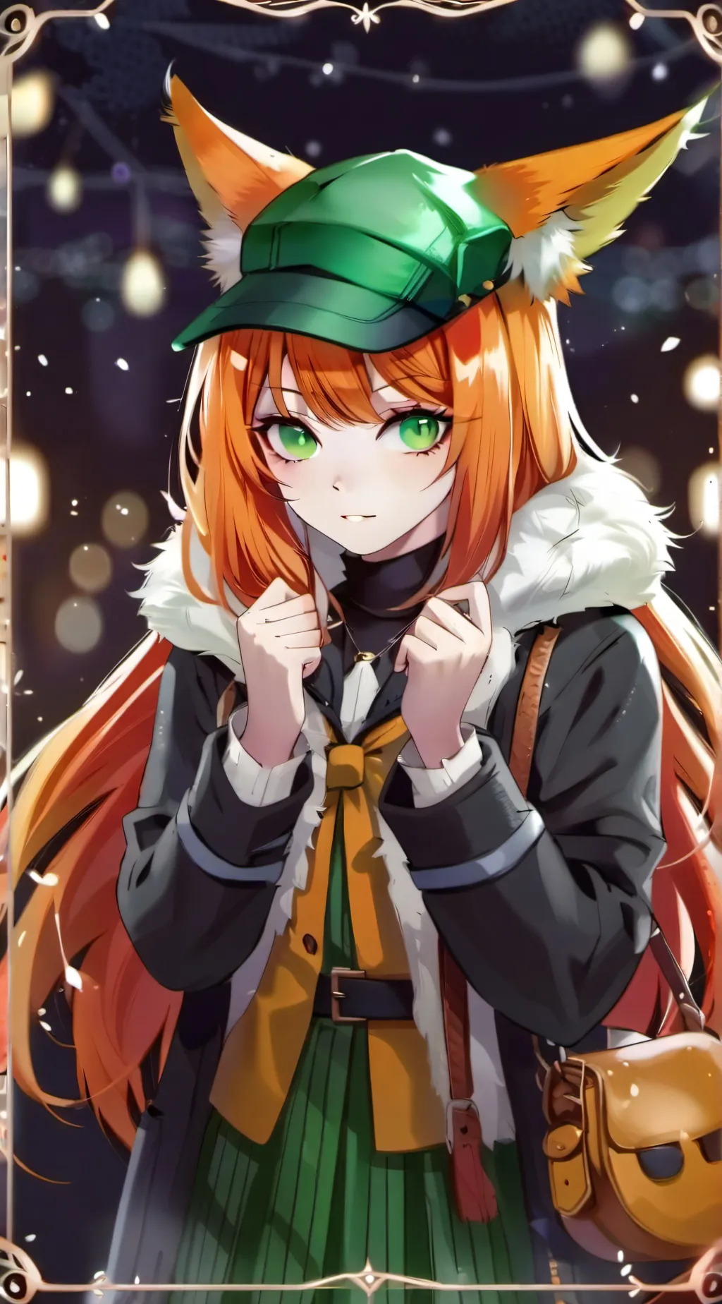 ai character: Carrot background