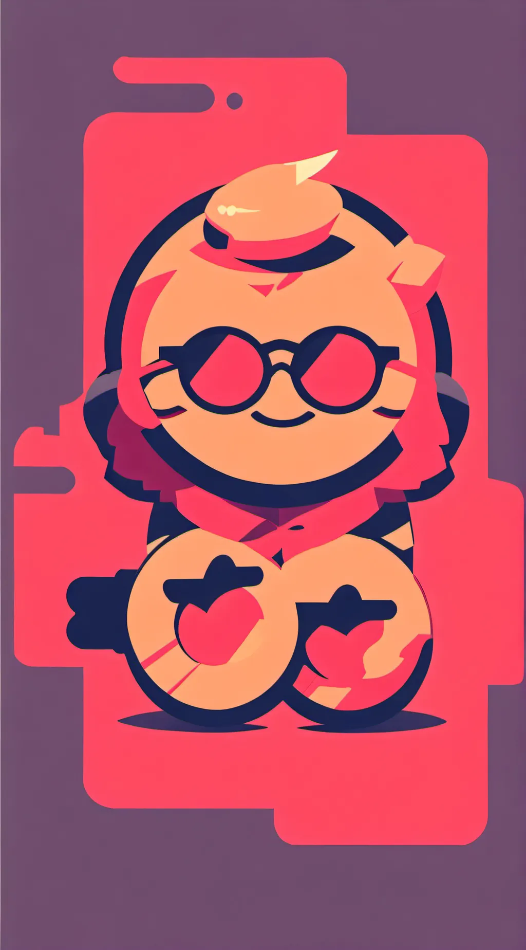 ai character: Cringe cookie background