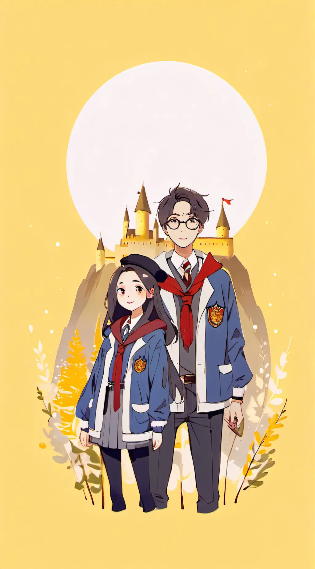 ai character: hogwarts! background