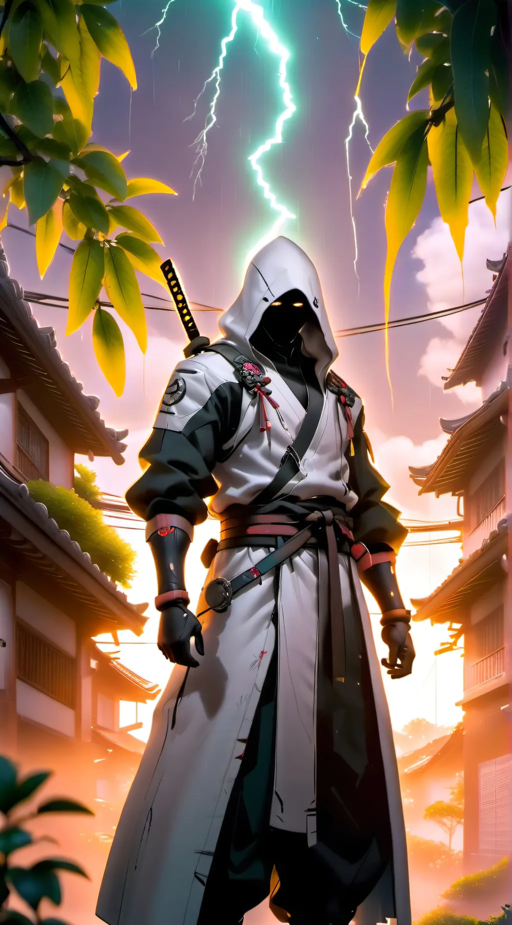 ai character: MHA vigilante  background