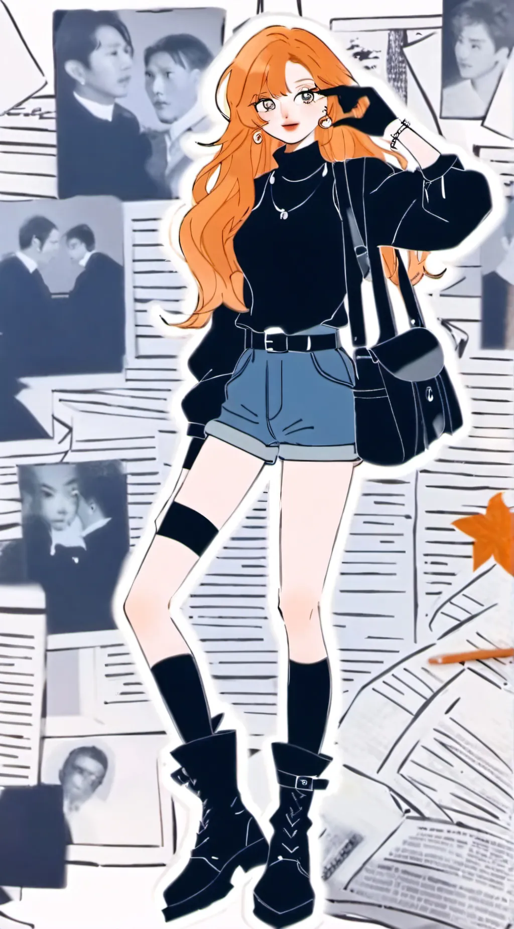 ai character: °Fen🧡 (Kinda fpe) background