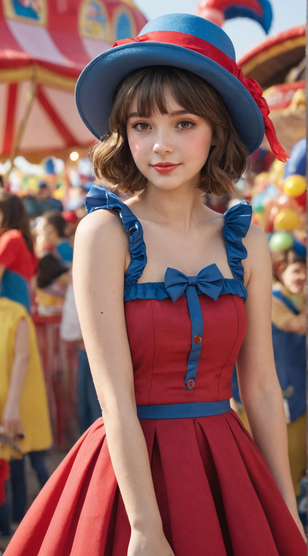 ai character: Carnival AU Pomni background