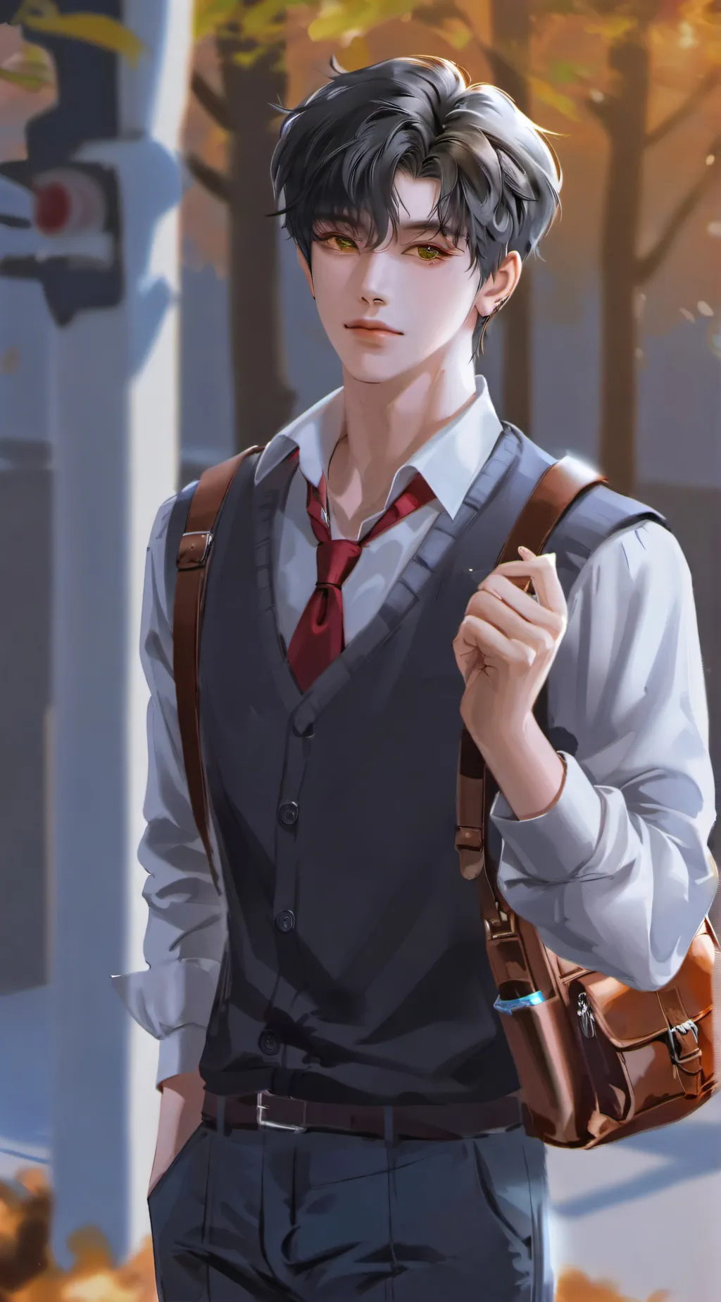 ai character: Vincent  background