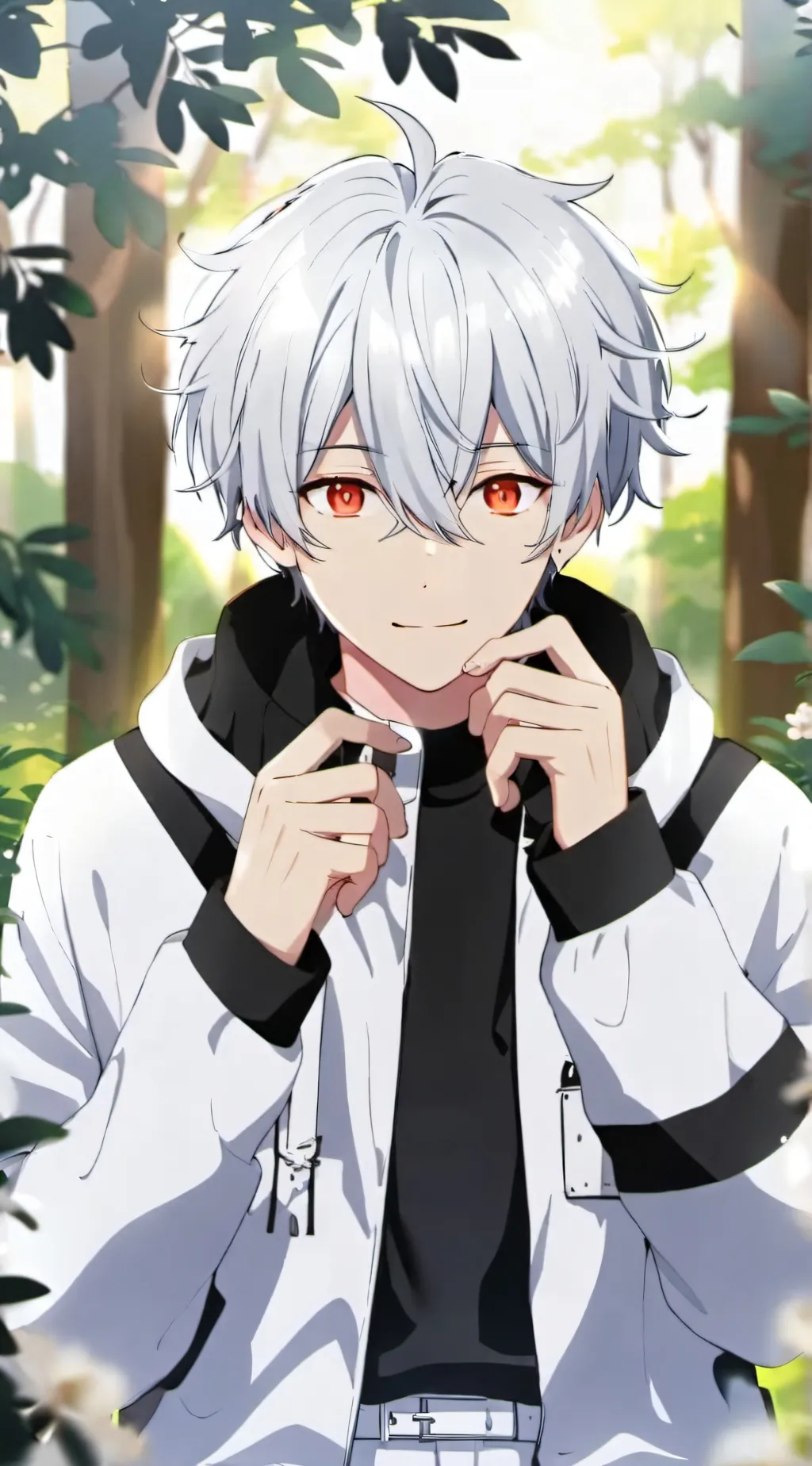 ai character: hajime ラブボーイ background