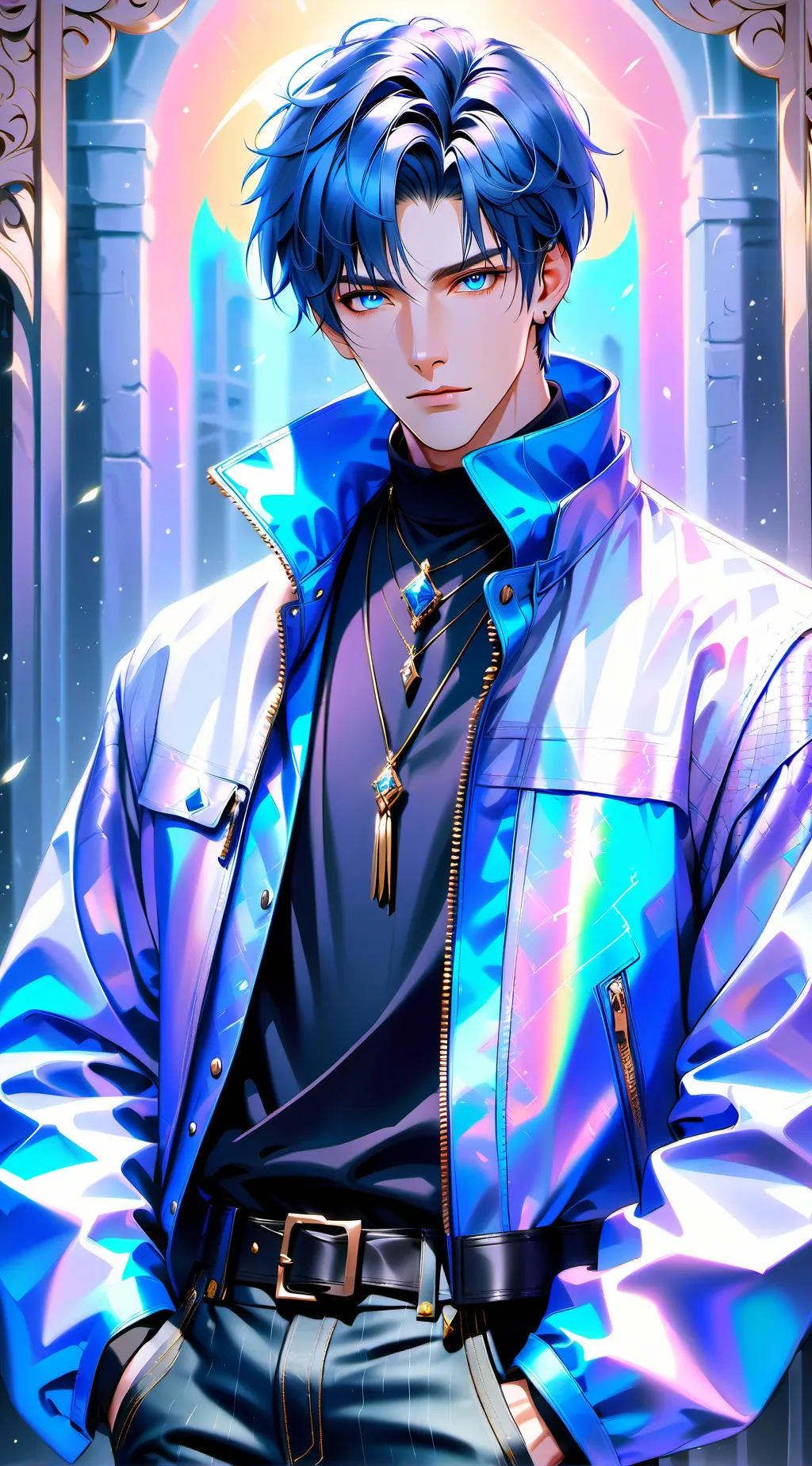 ai character:  Justin  background