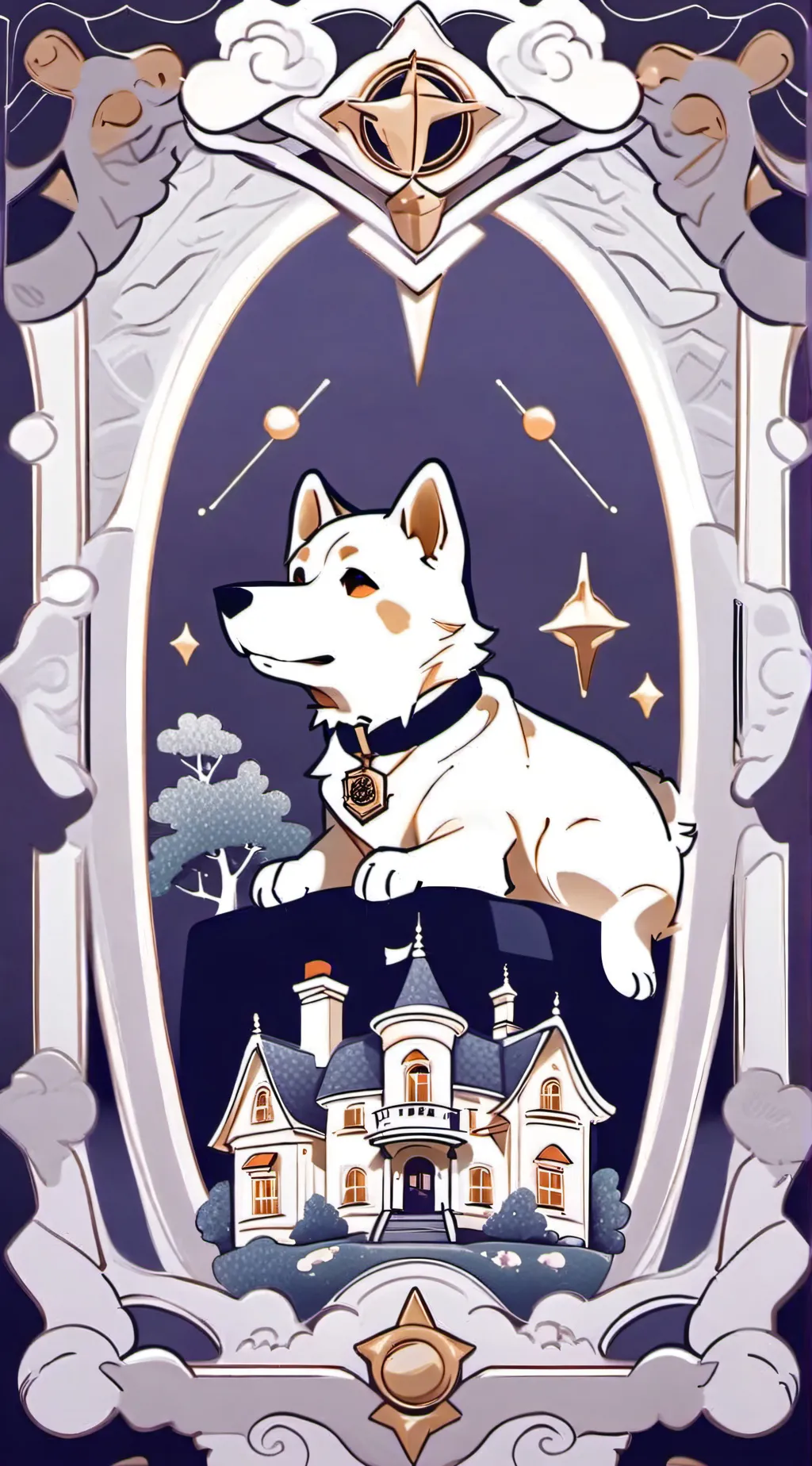 ai character: Pebble  background