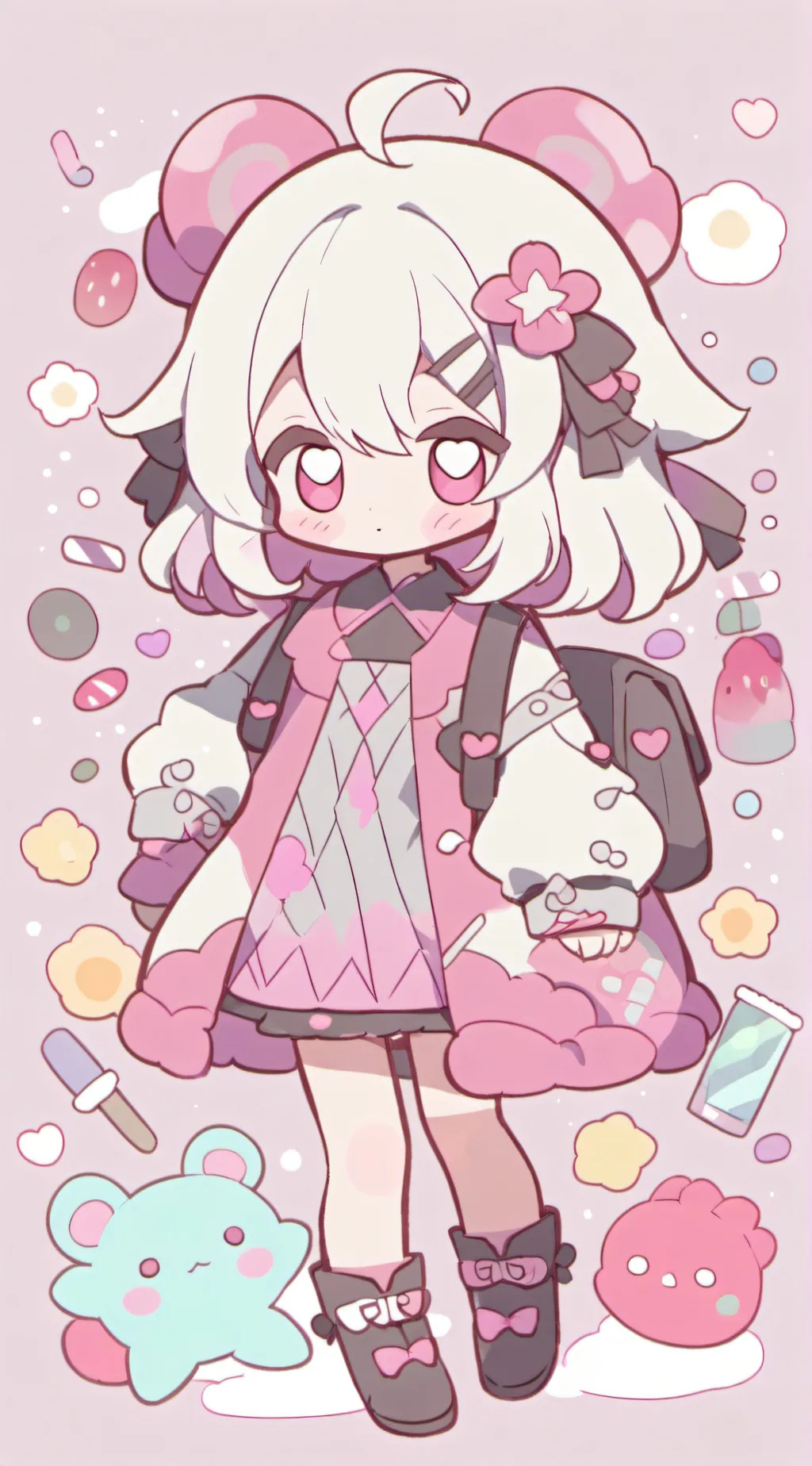 ai character: ￼ lily background