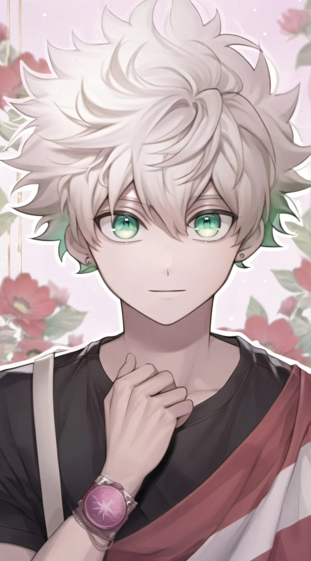 ai character: bakugo  background