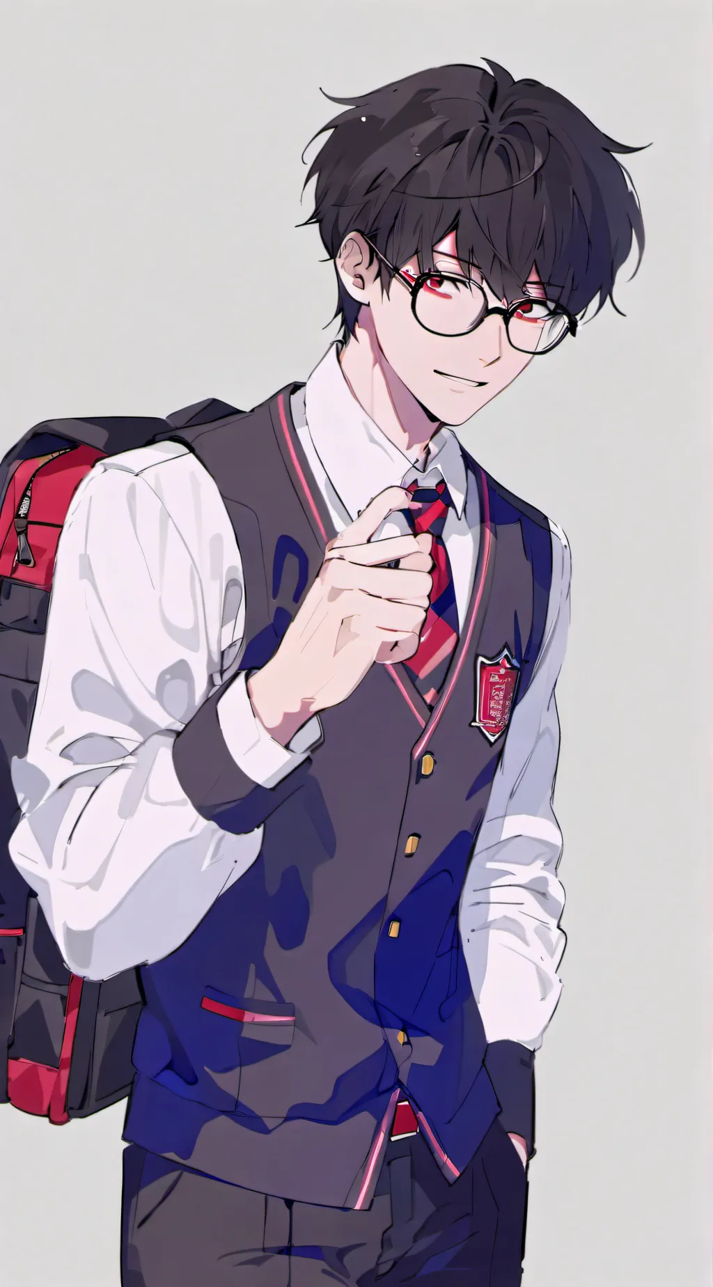 ai character: •○《okarun》○• background