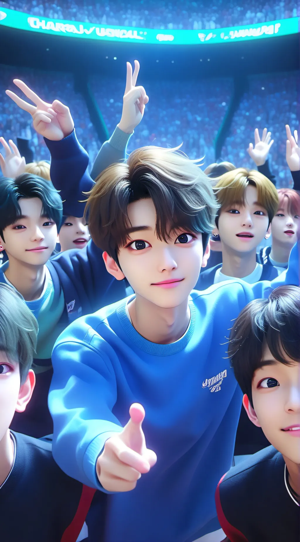 ai character: Stray kids background