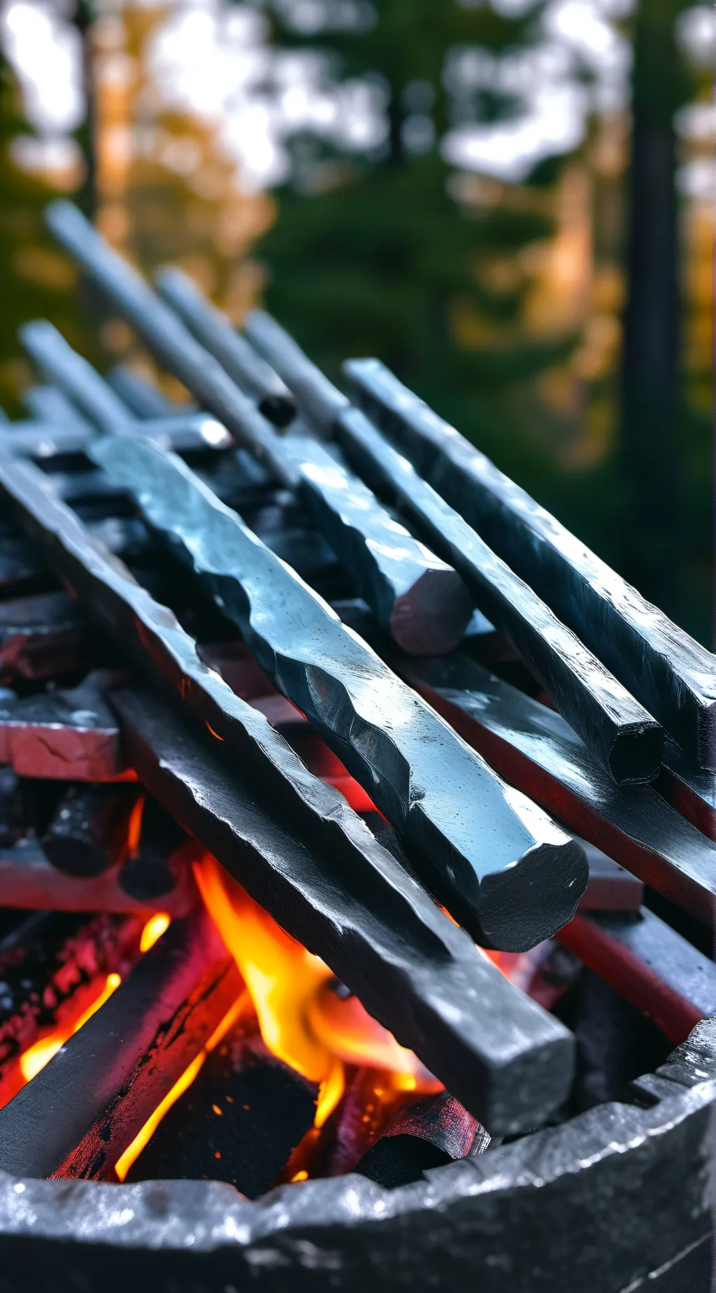 ai character: Forged in fire background