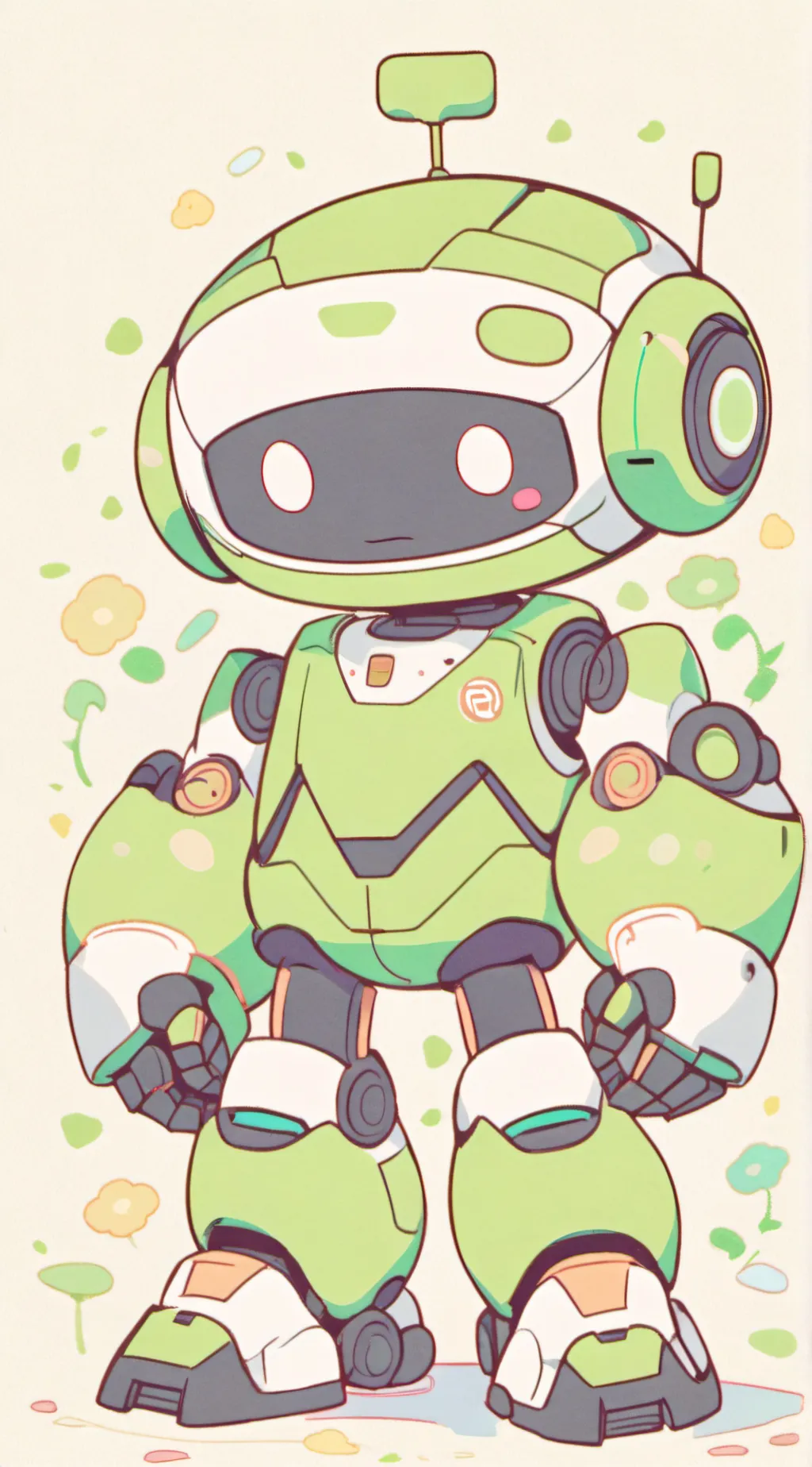 ai character: P-1 go background