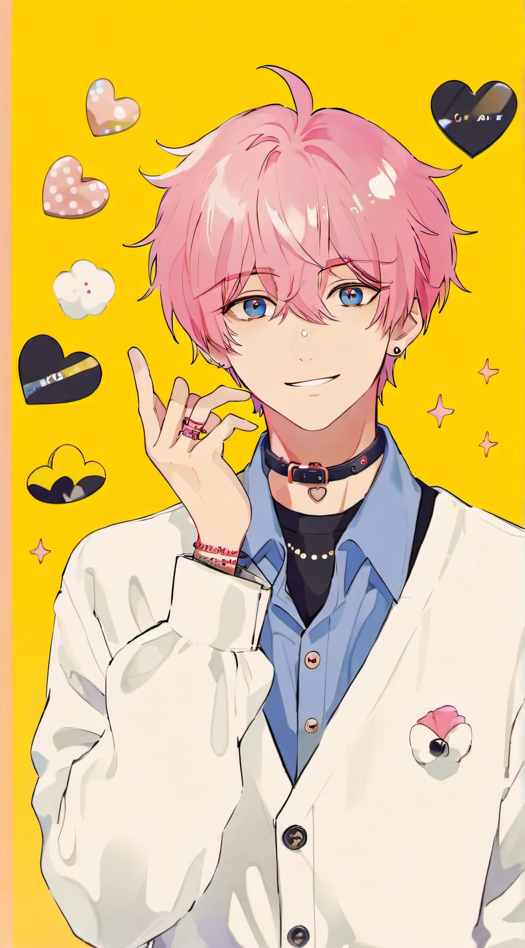 ai character: °|^Damien^|° background