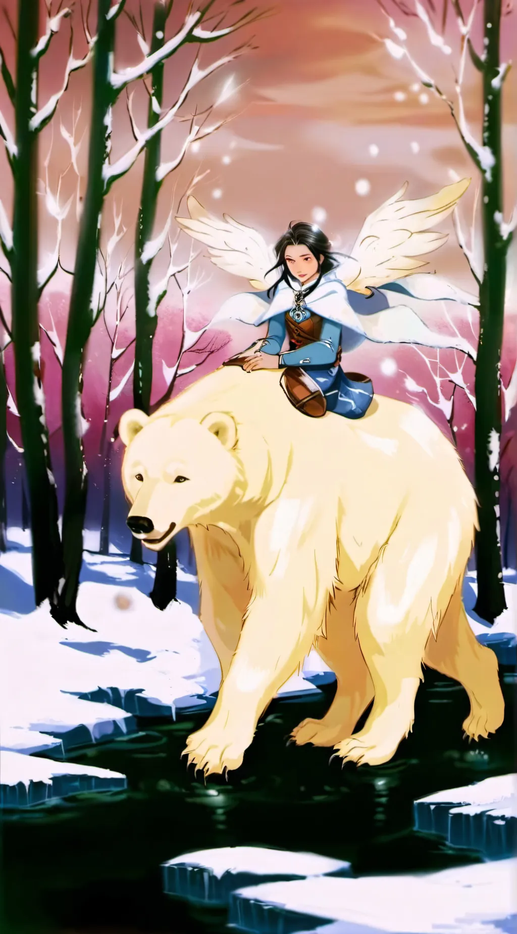 ai character: serata tra ragazze background