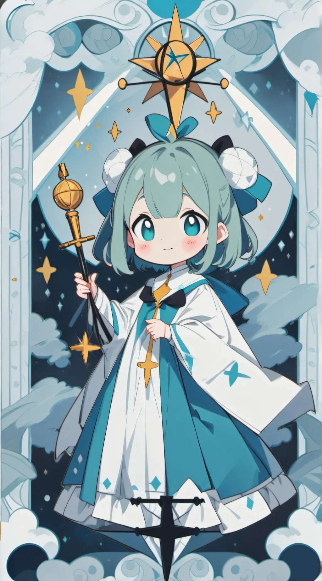 ai character: Petunia ~•,•~ background