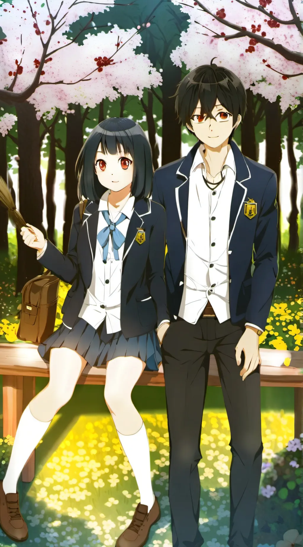 ai character: School background