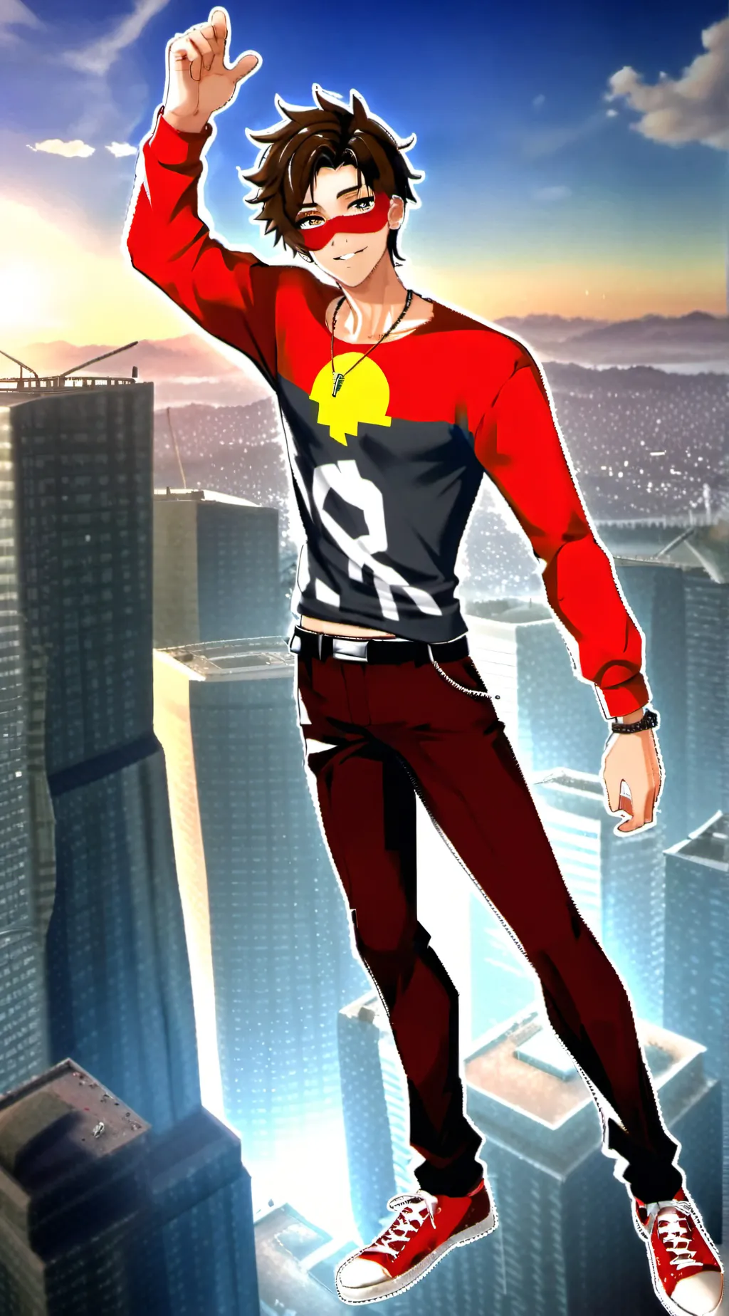 ai character: hero league  background