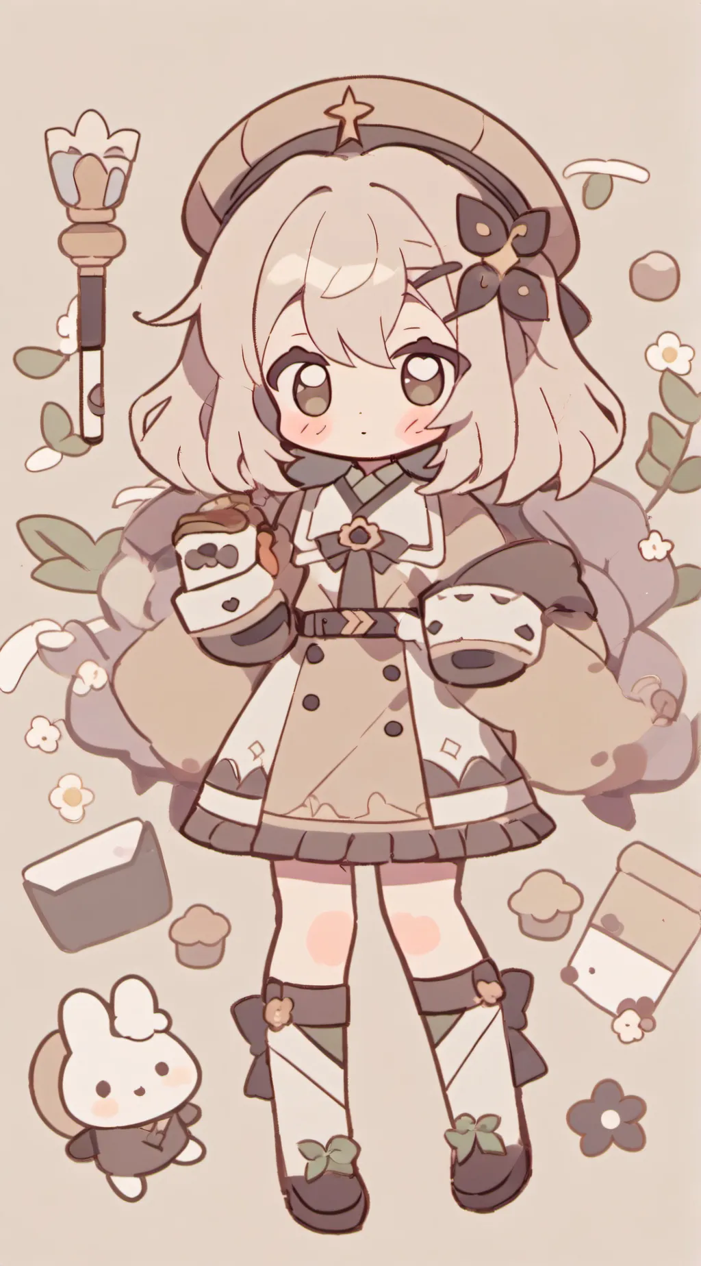 ai character: banana background