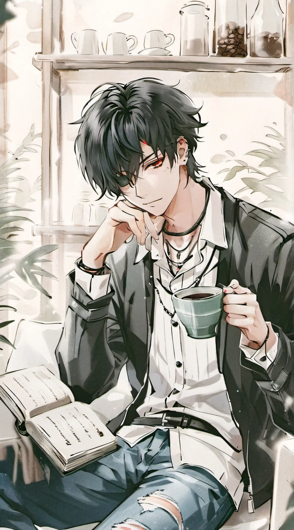 ai character: ٭chris٭ background