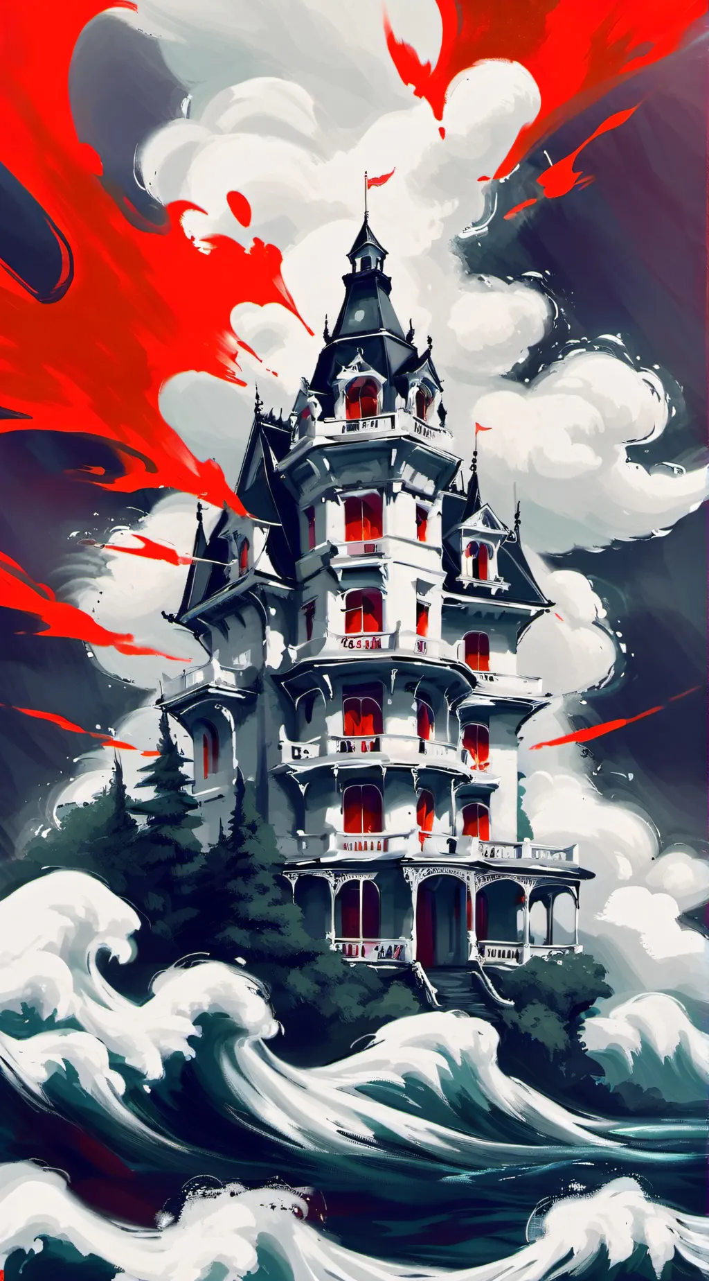 ai character: HH HALLOWEEN! background