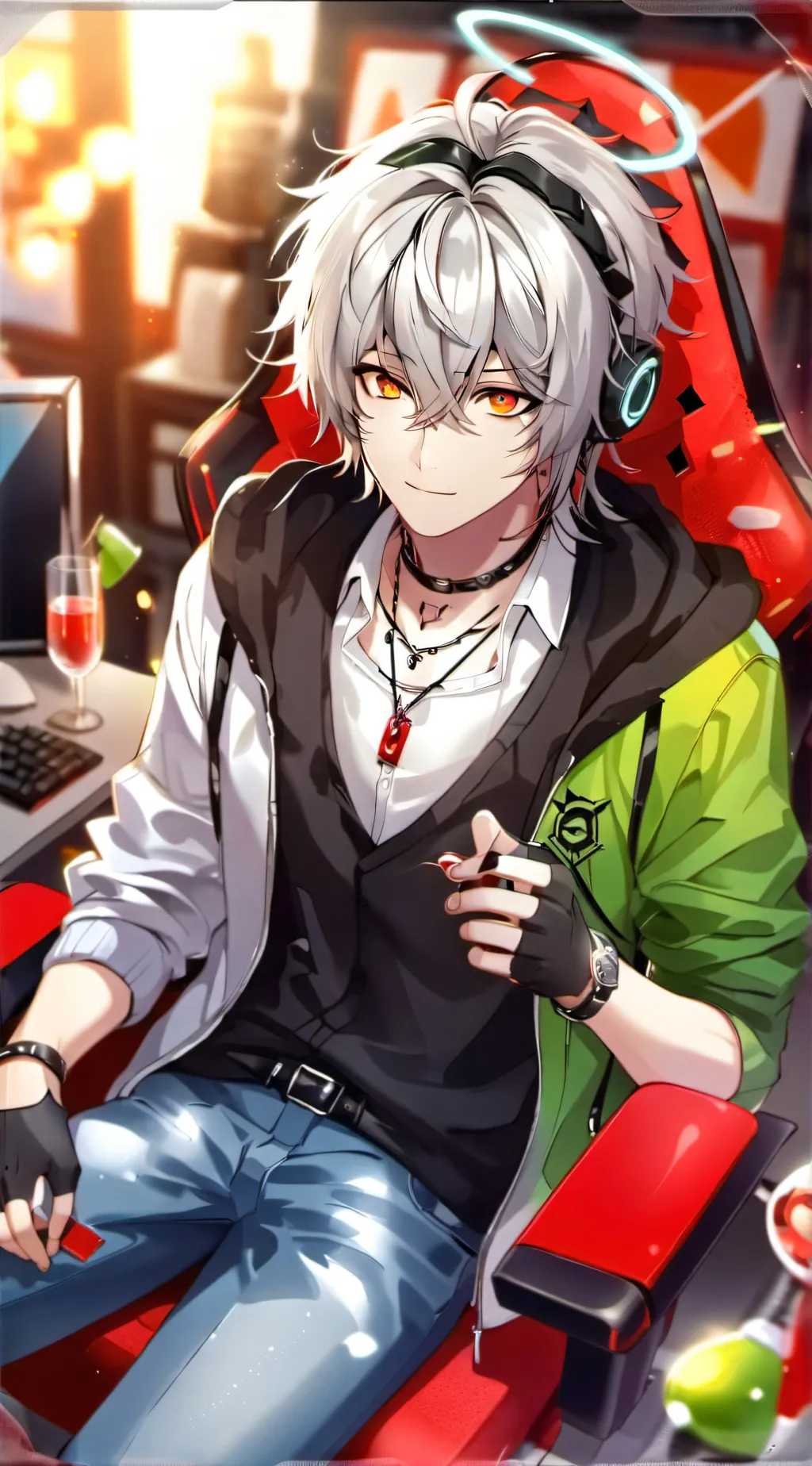 ai character: ~ • | yuri ~ • | background