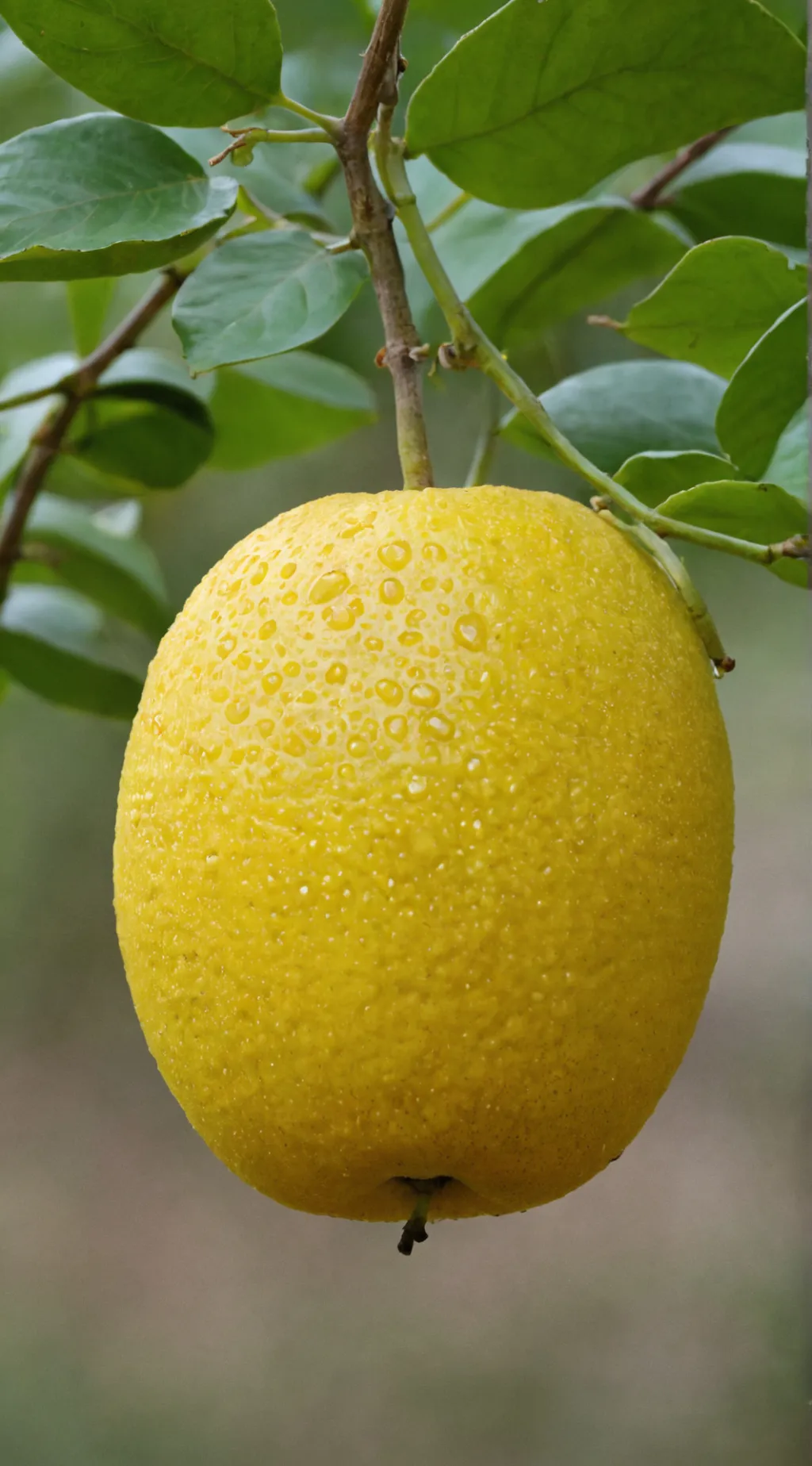 ai character: lemon background