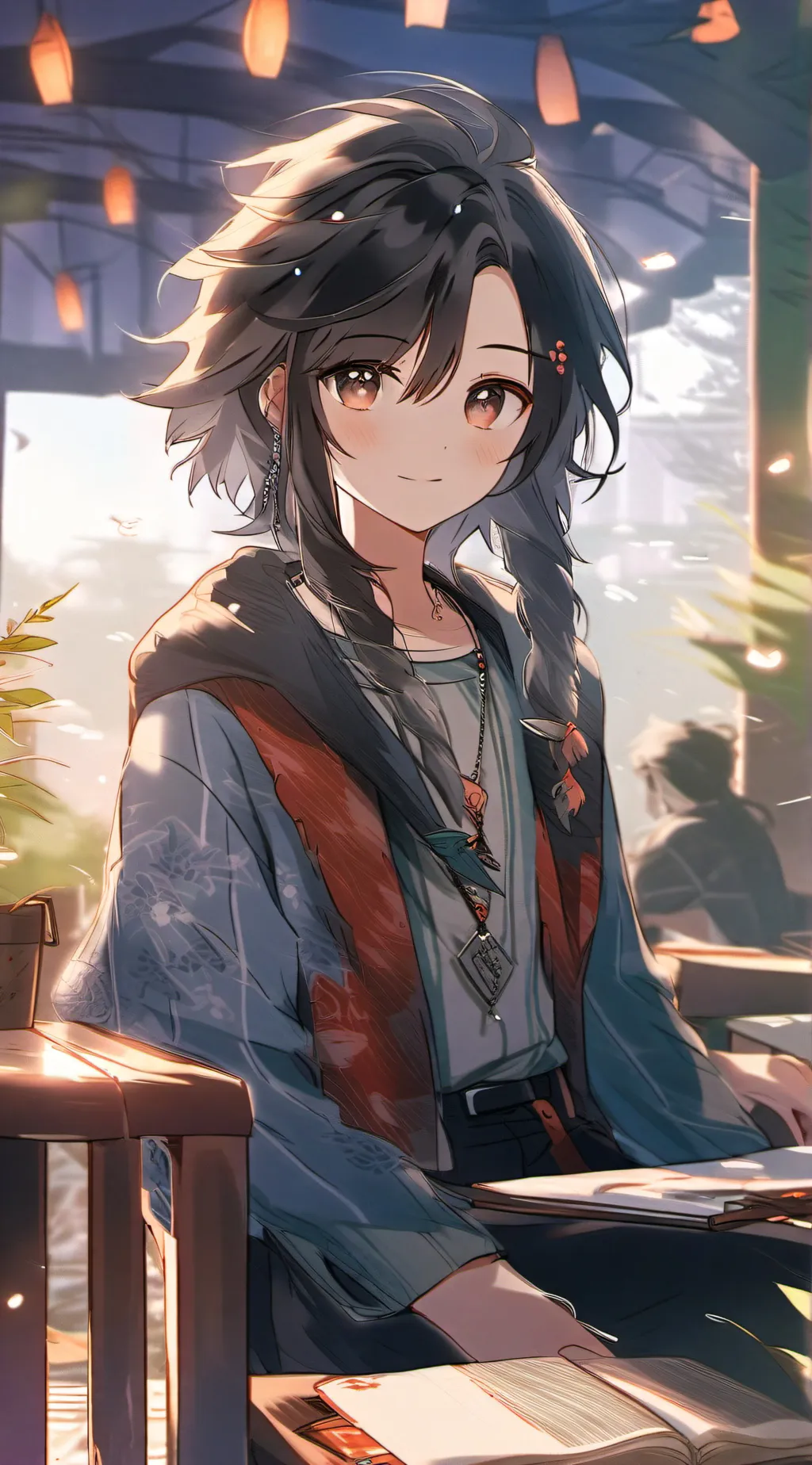 ai character: Lana  background