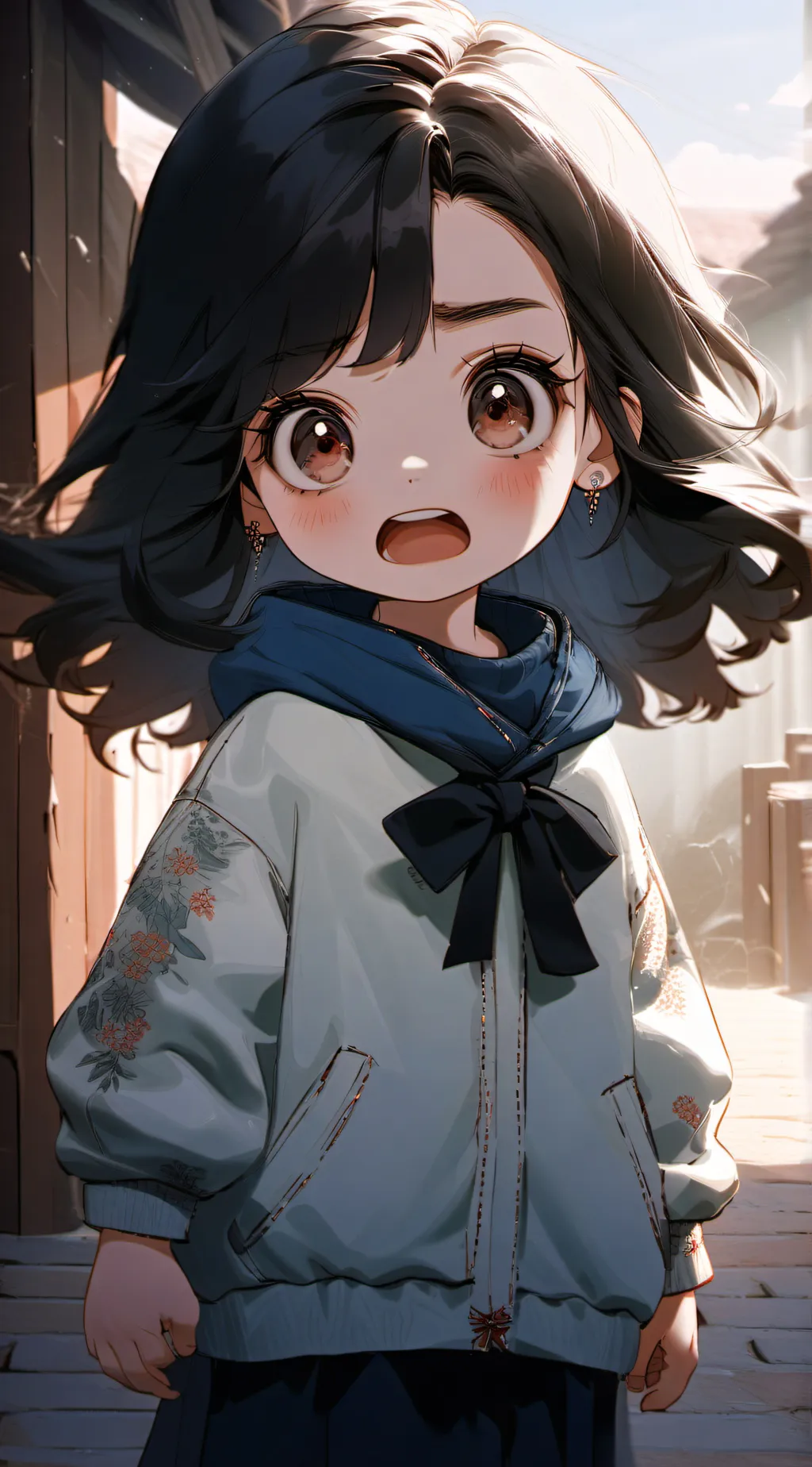 ai character: Annie (sister) background