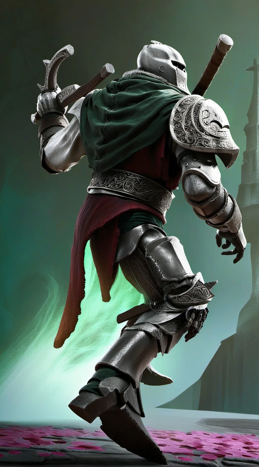 ai character: Rouge background