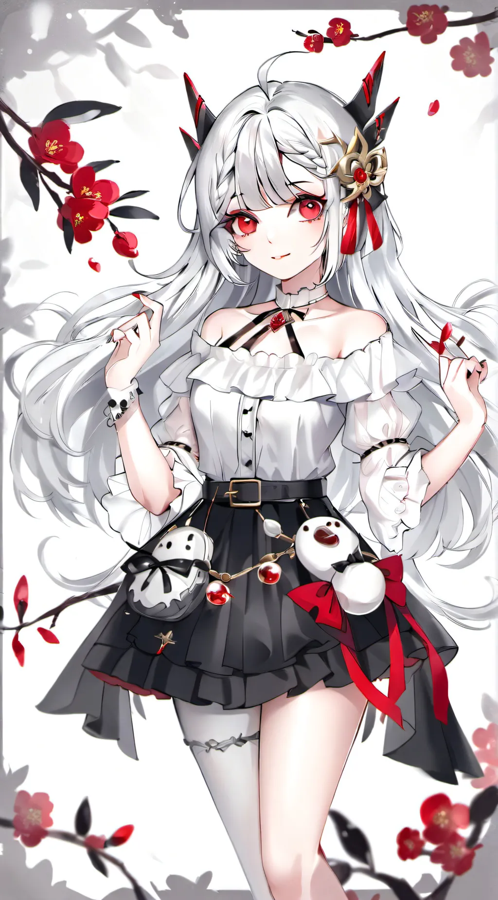 ai character: La luna background