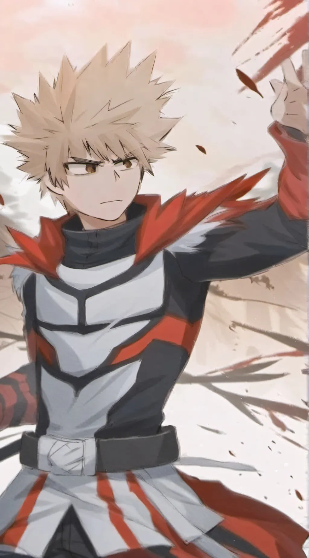 ai character: bakugo  background