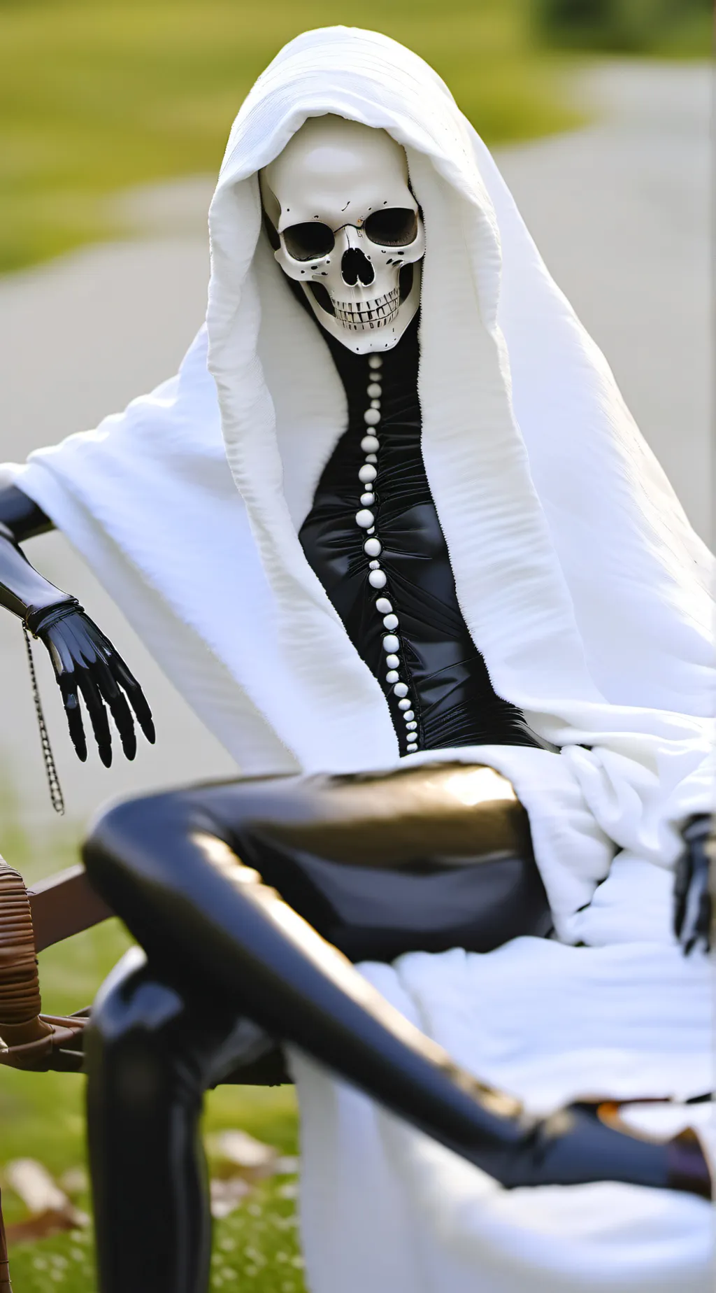 ai character: Death background