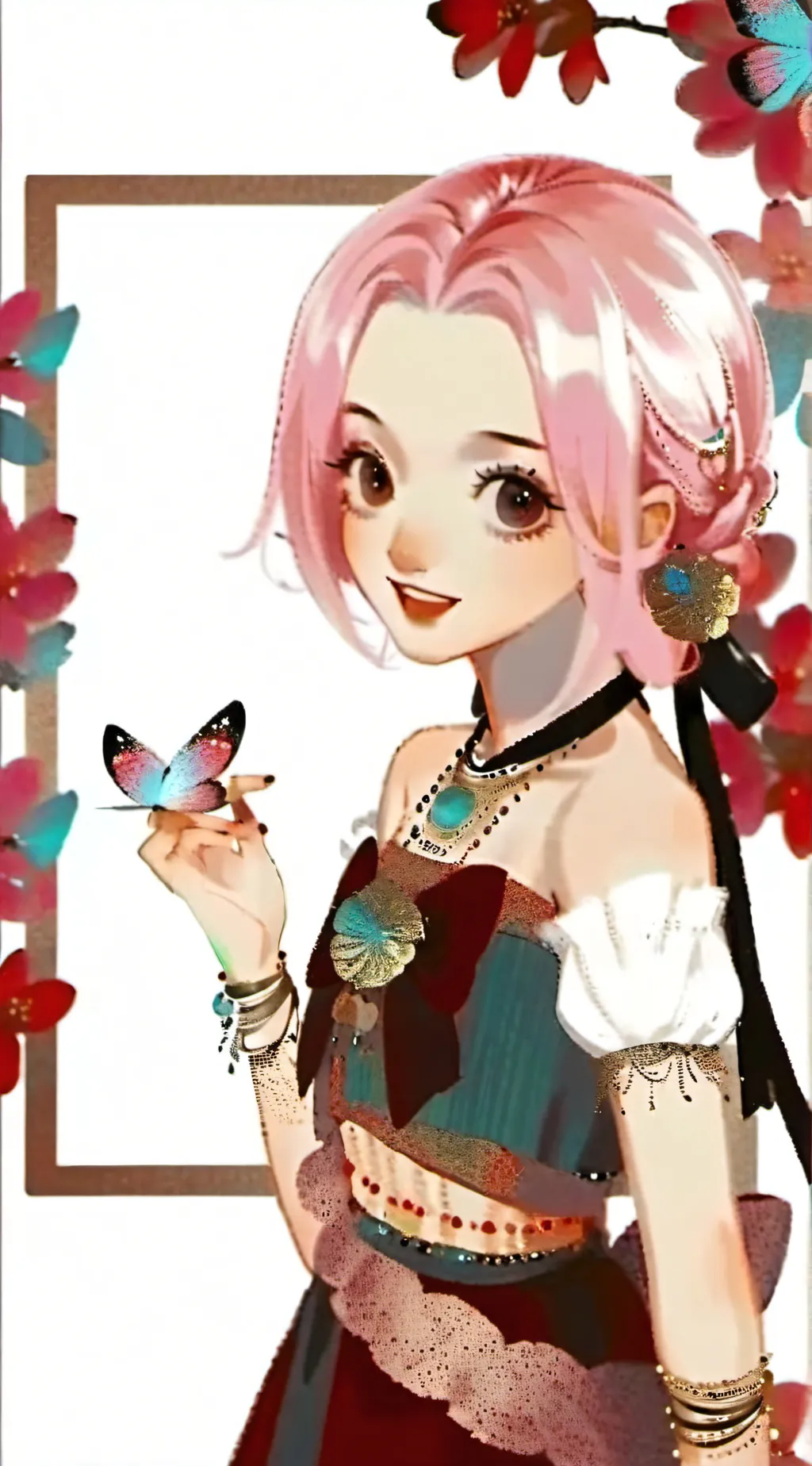 ai character: Nimona  background