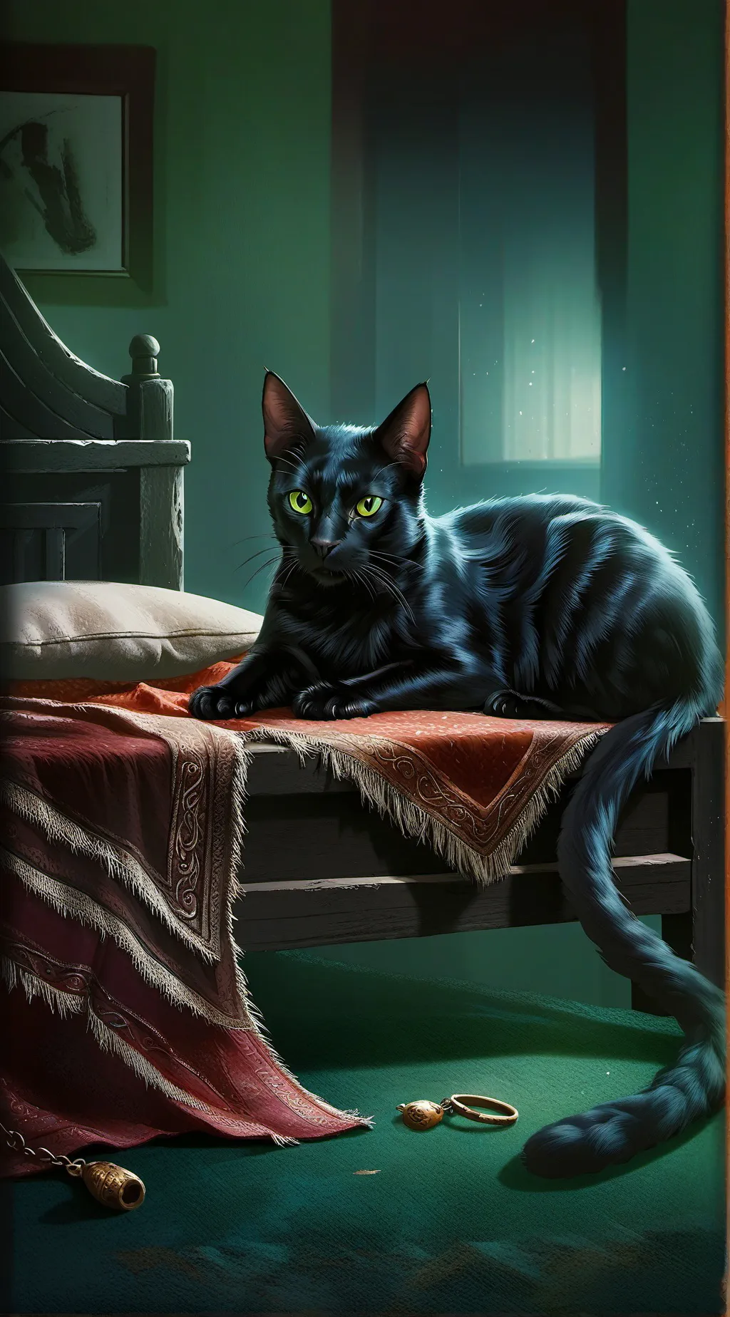 ai character: fuzzy(my cat) background