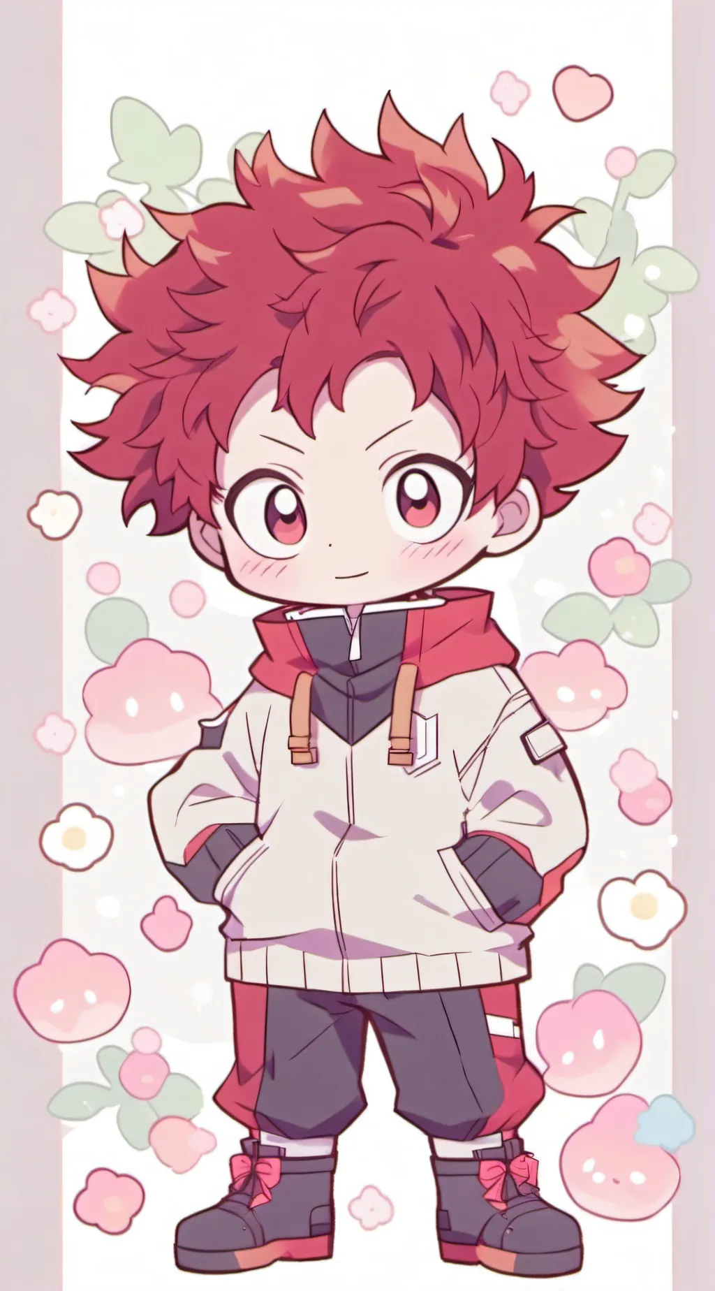 ai character: Baby kirishima background