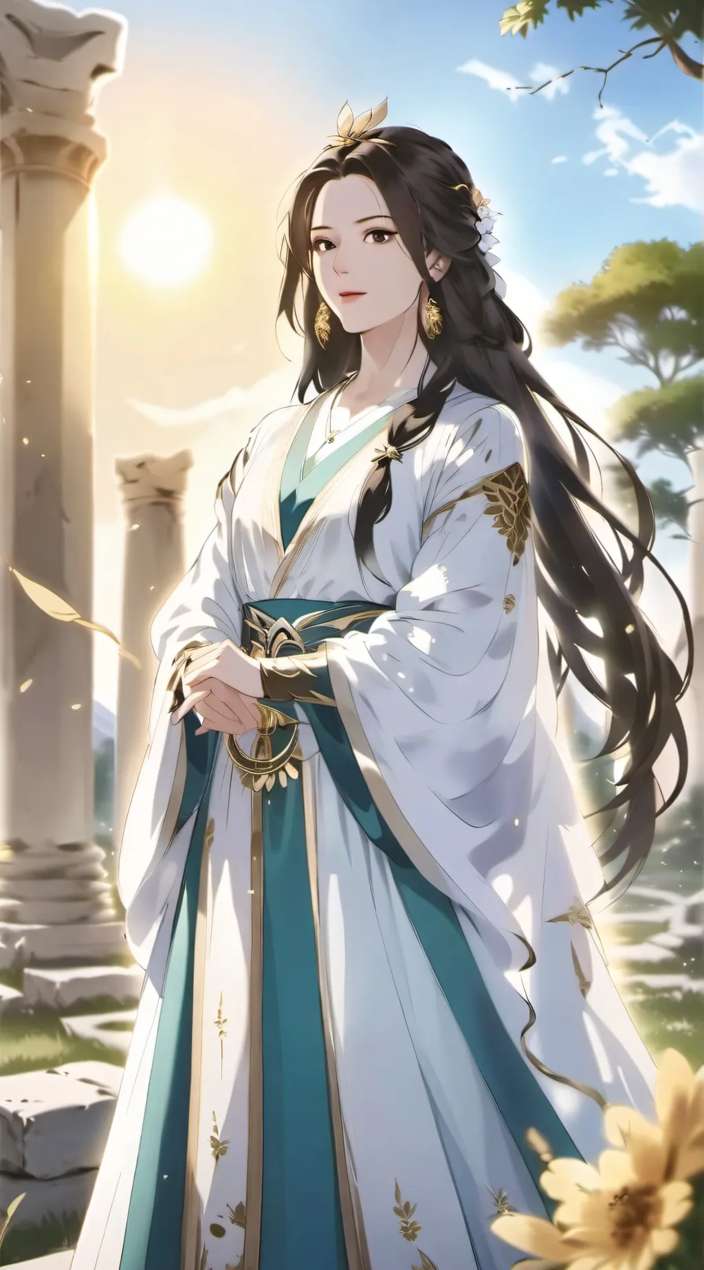 ai character: final battle background