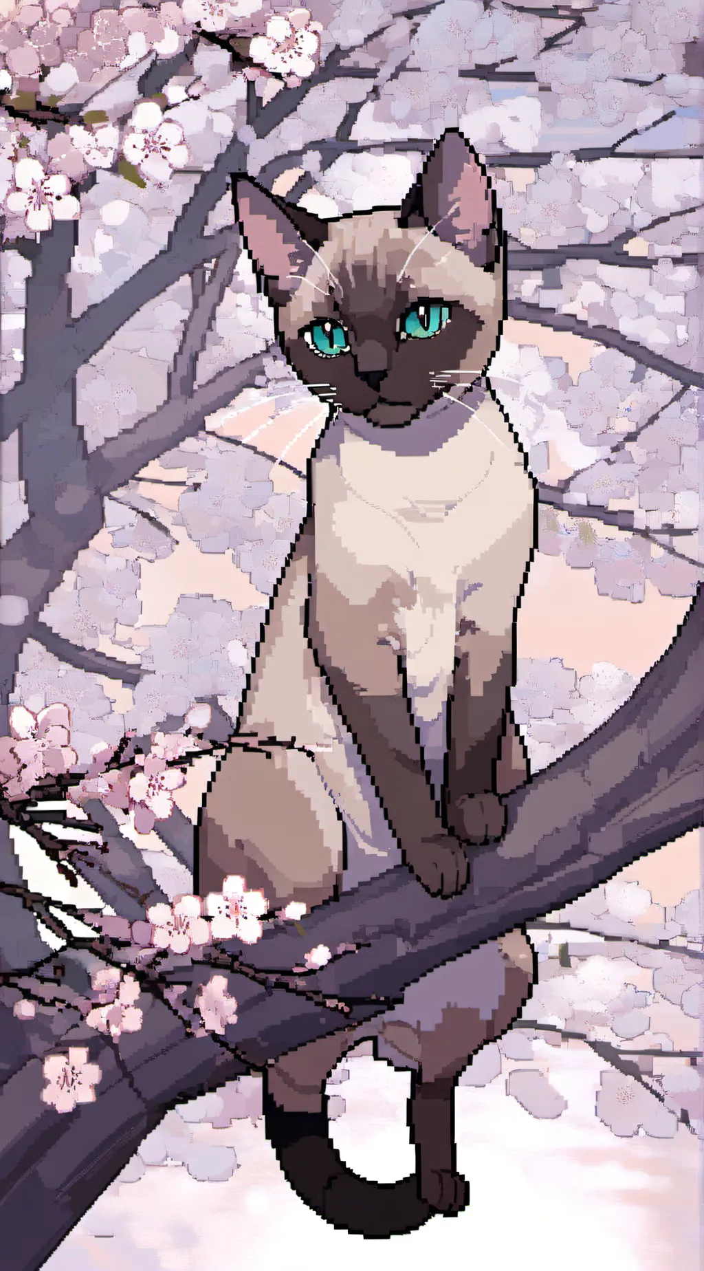 ai character: a cat background