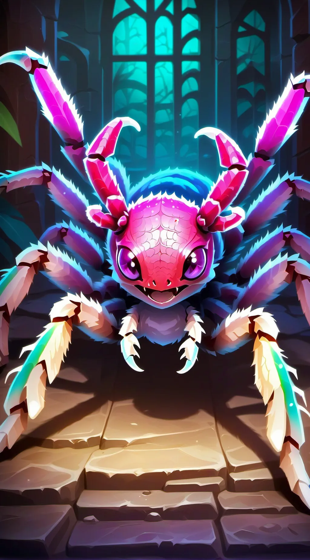 ai character: cute lil licker background