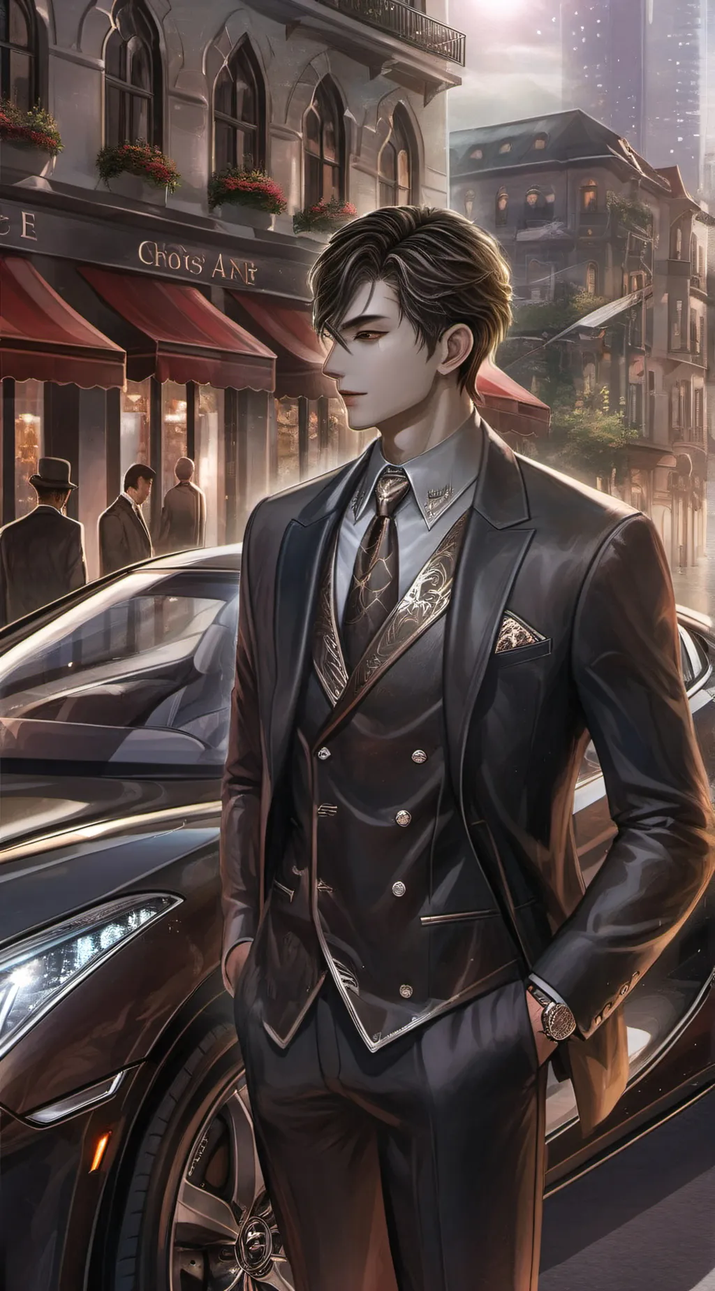 ai character: Levi Strauss background