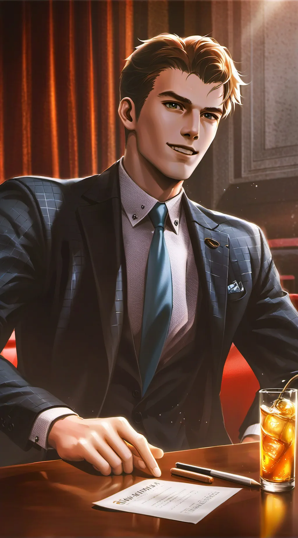 ai character: Ethan background