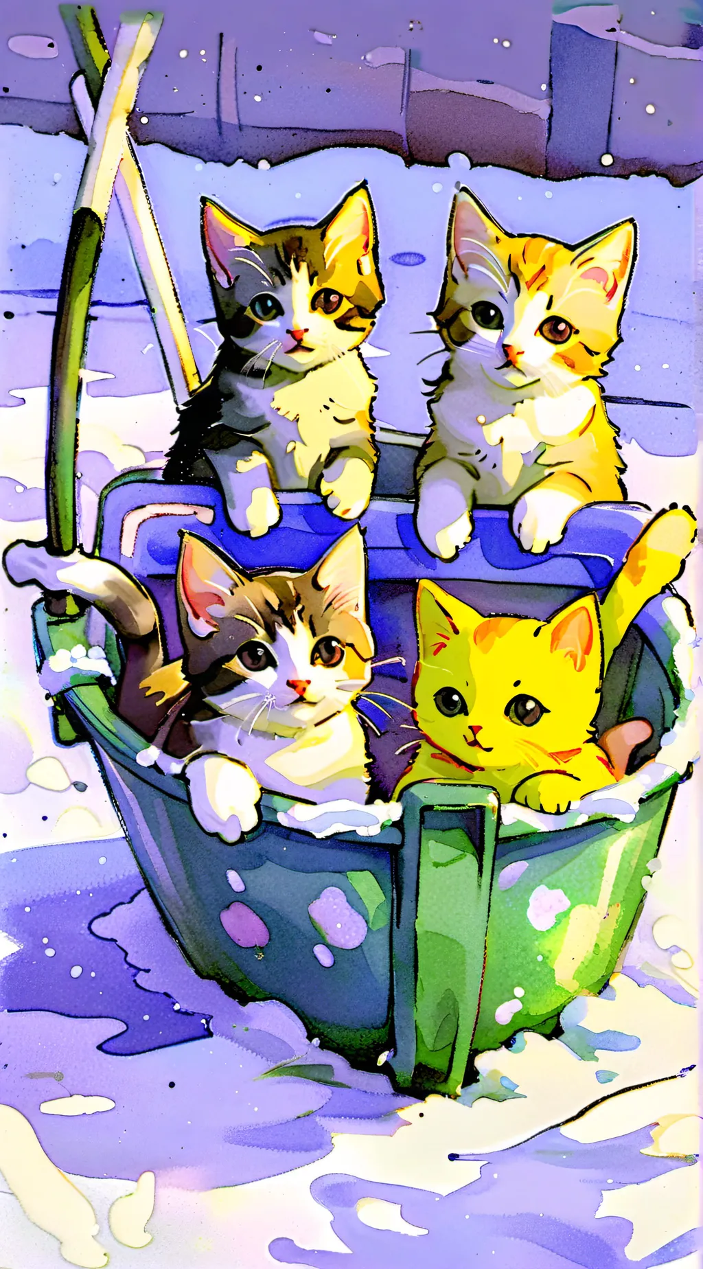 ai character: the kittens background